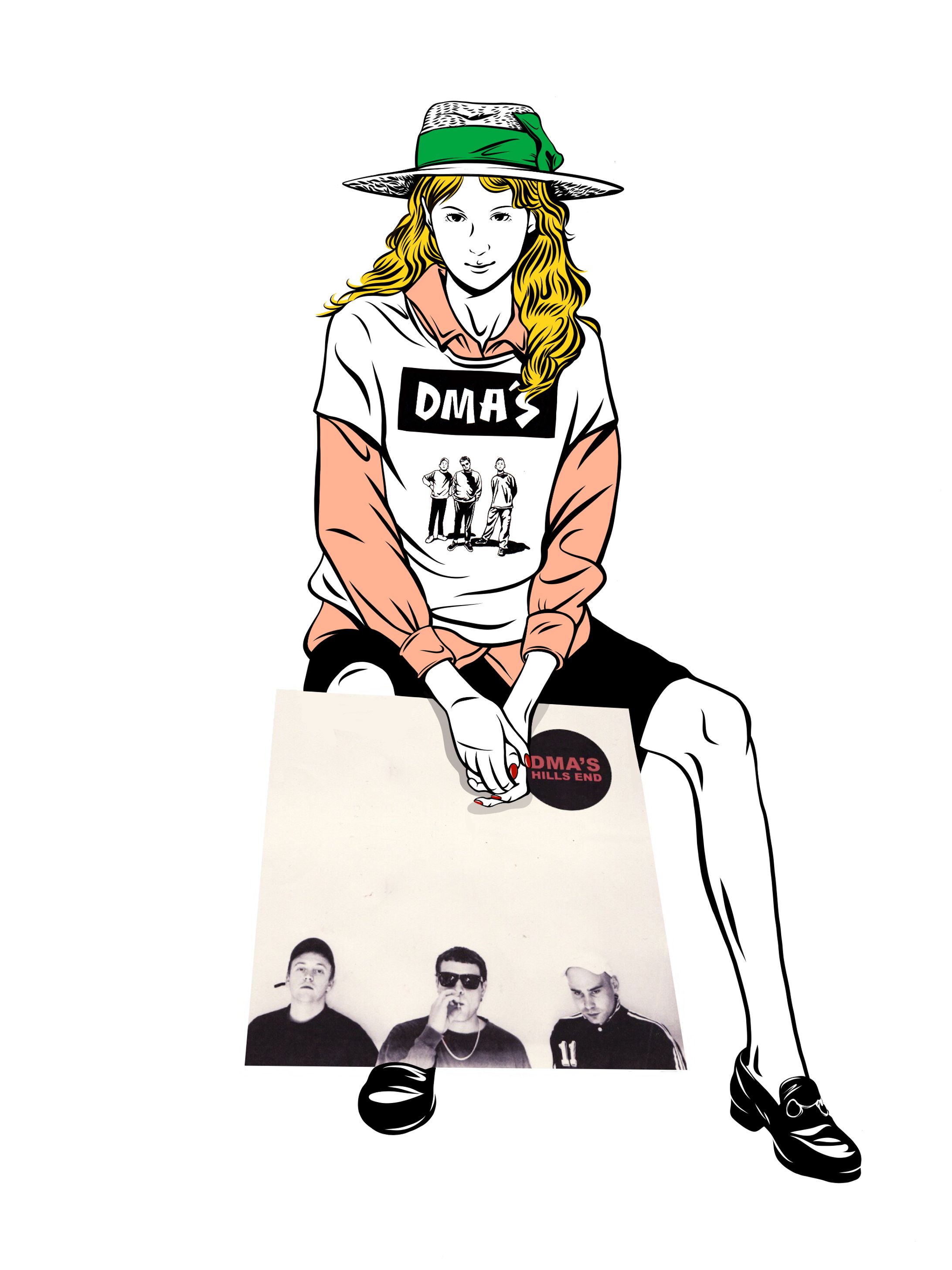 Rock Girl Listen to DMA’S-1
