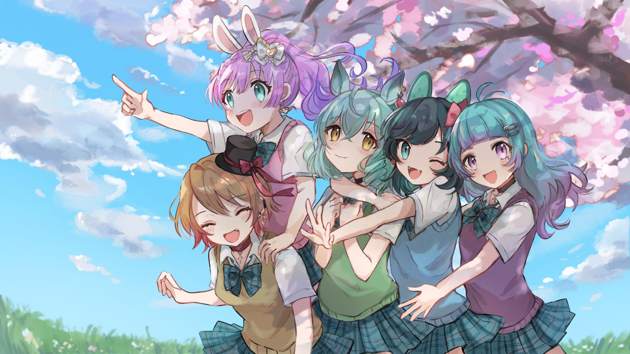 サ終ガールズ様　「走れ」イラスト制作　-1