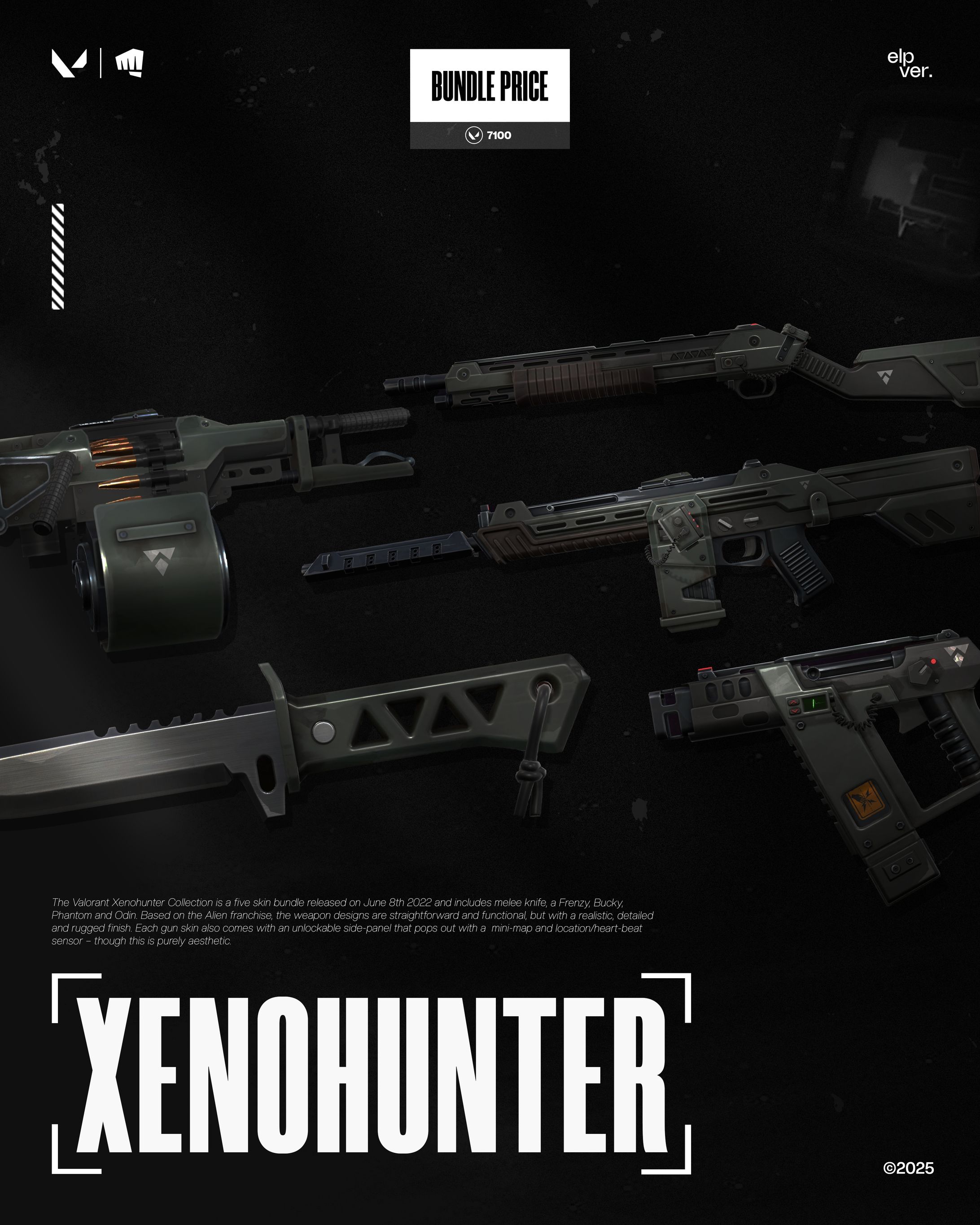 [Poster] - Valorant's Xenohunter Bundle.-1