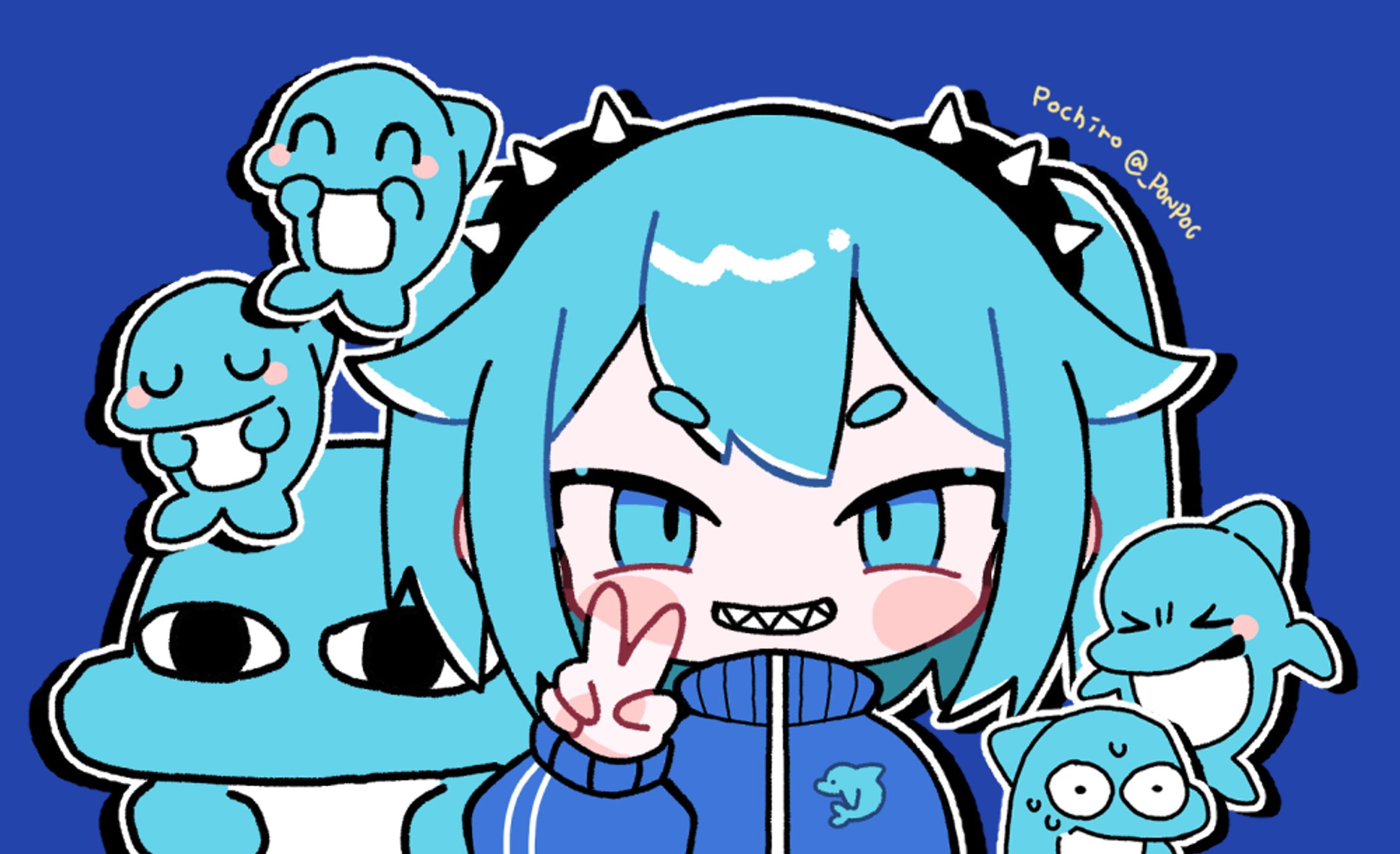 【お仕事】Remix楽曲MV用イラスト-1