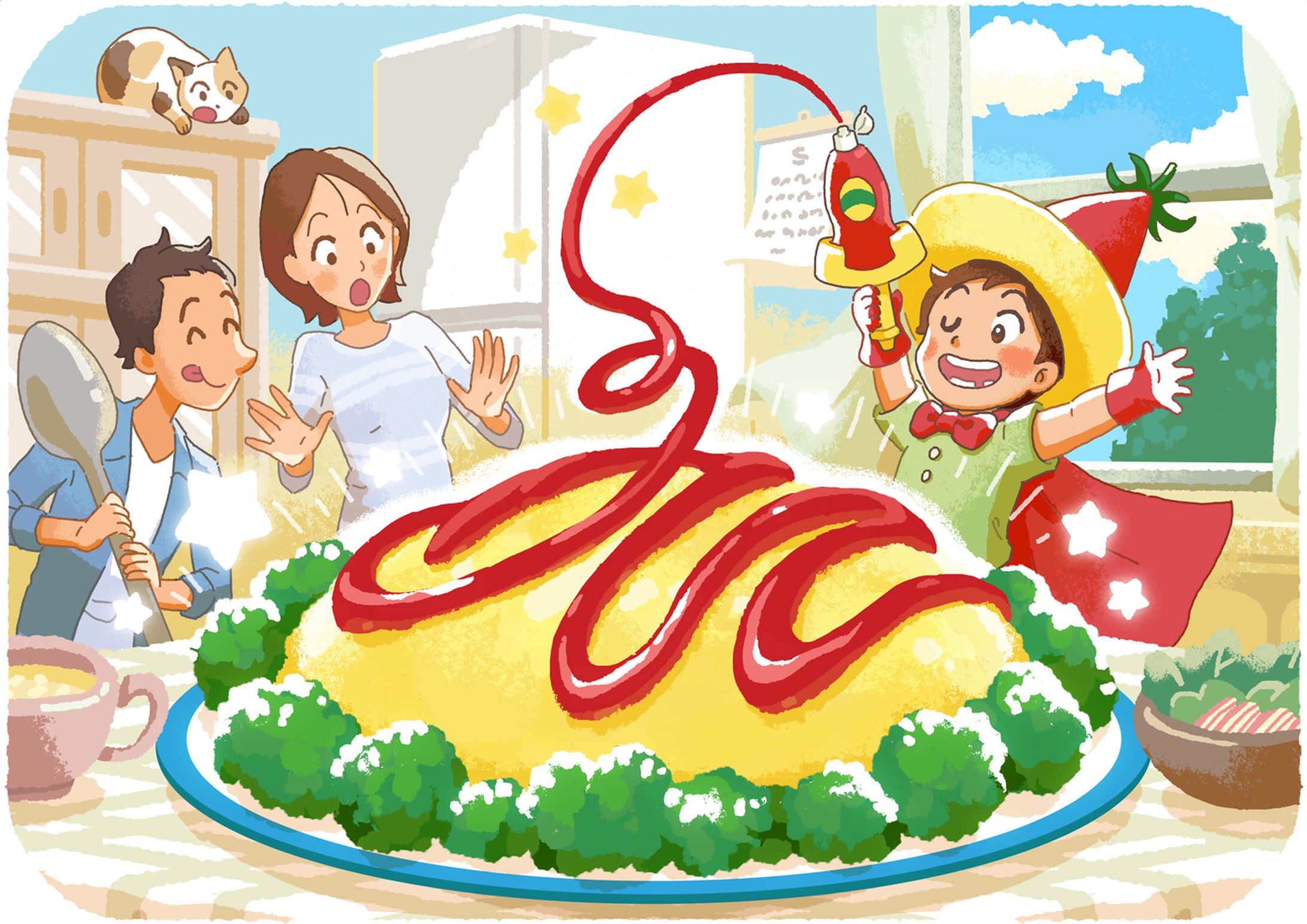 装画を想定したイラスト-1