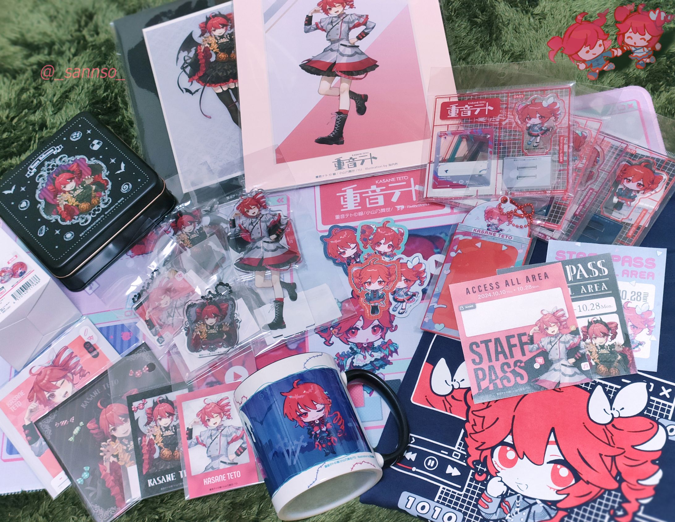 重音テト POP UP SHOP in AKIBA FAN CUBE』ちびキャライラスト│衣装