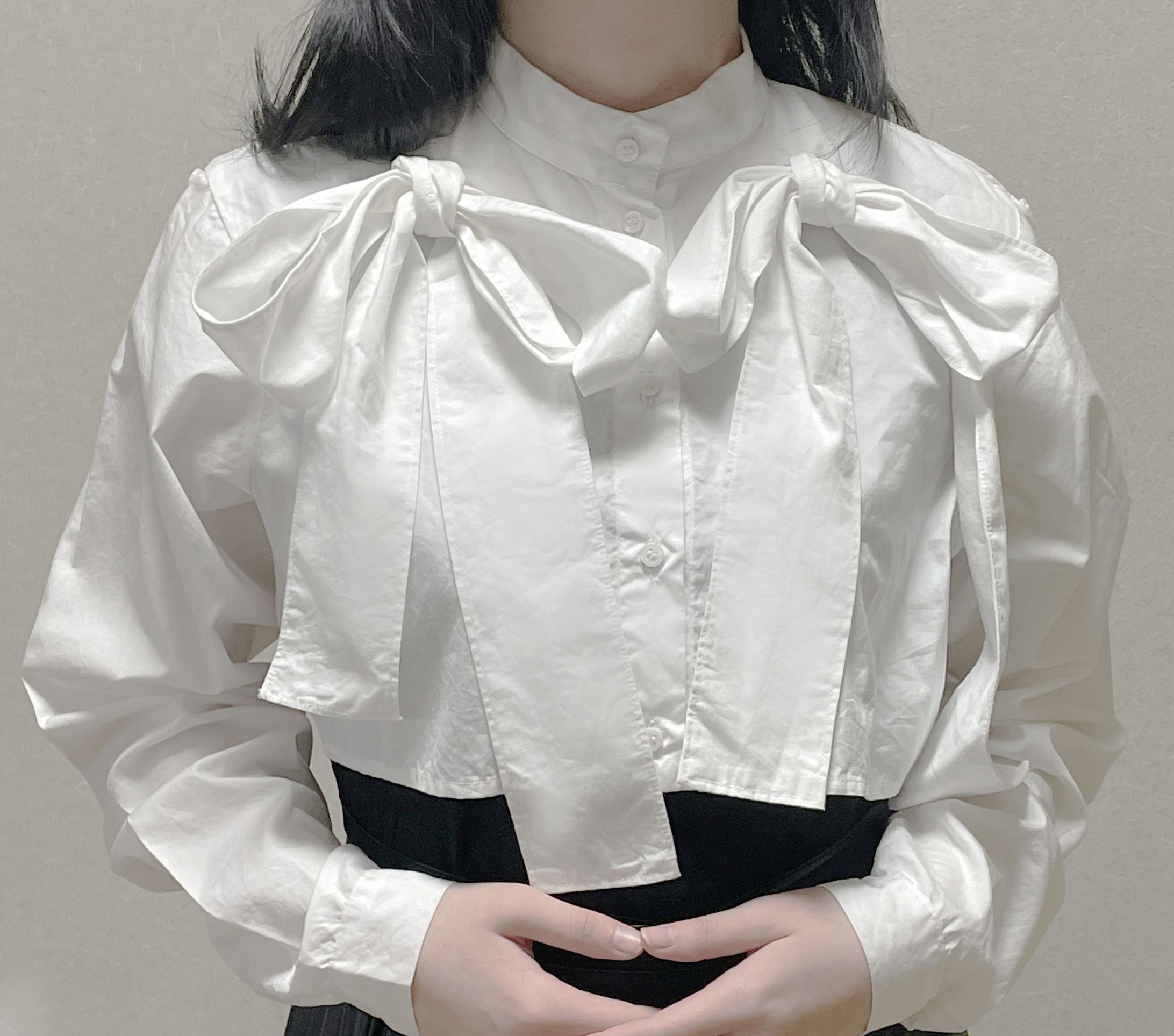 変形ブラウス-1