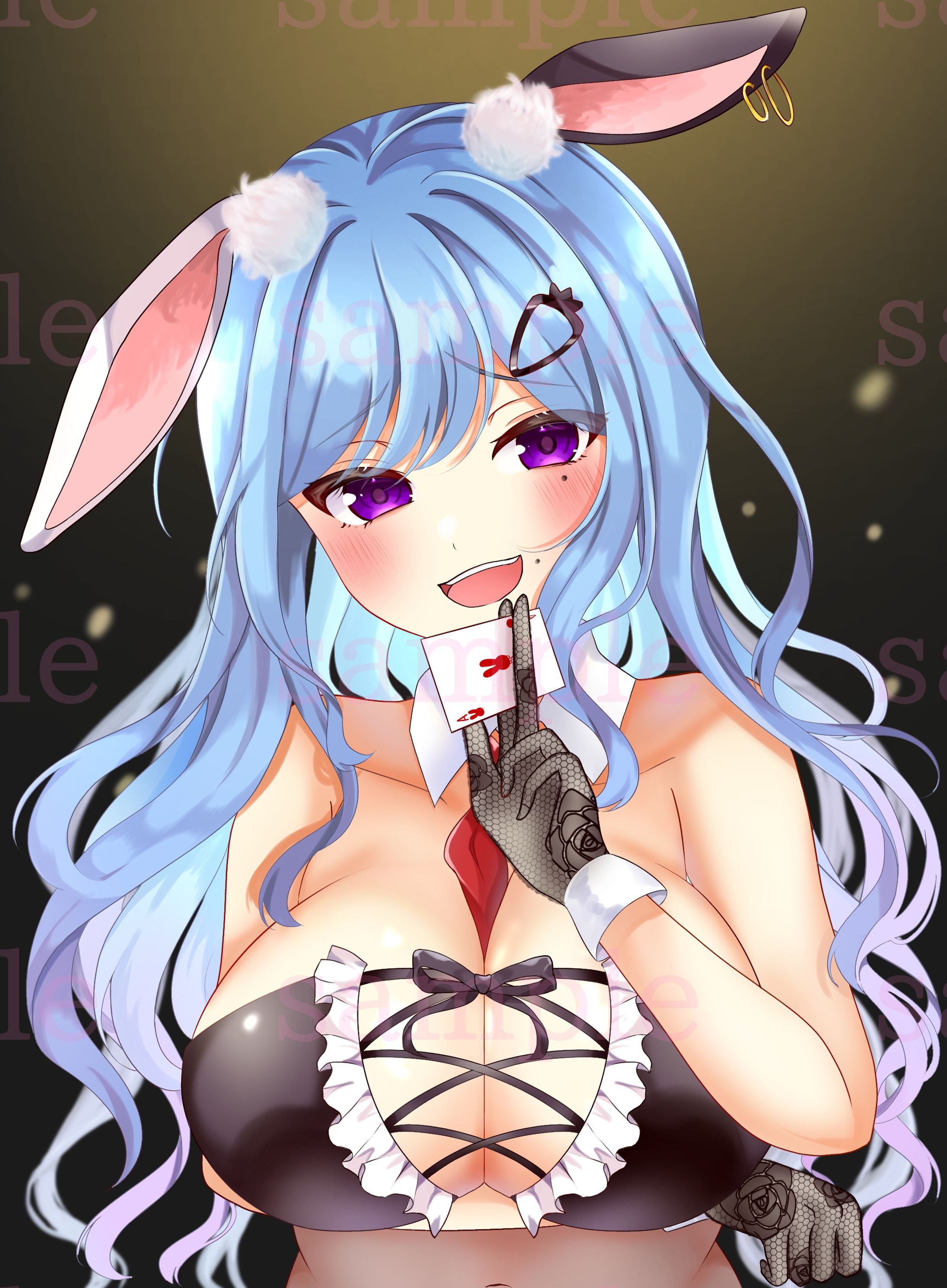 【一枚絵】兎穴みおん様　一枚絵-1