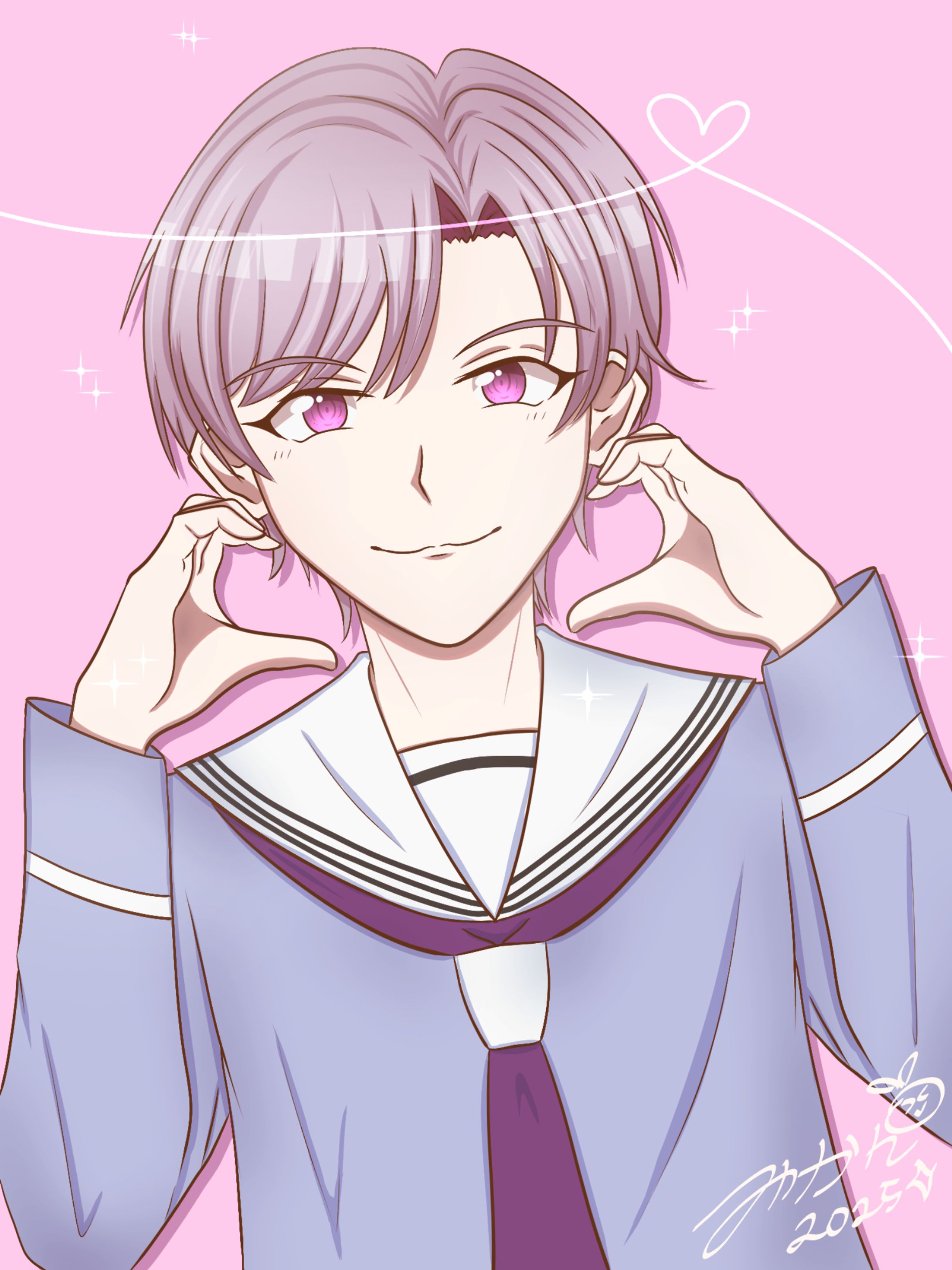 [Half Body w/o background] Ujigawa Shu-1
