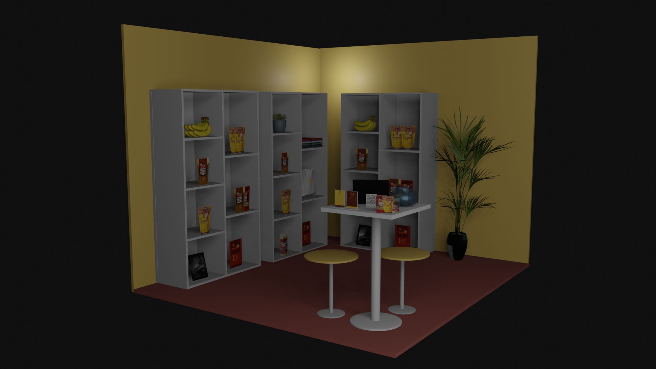 [3D model] Product Booth-1