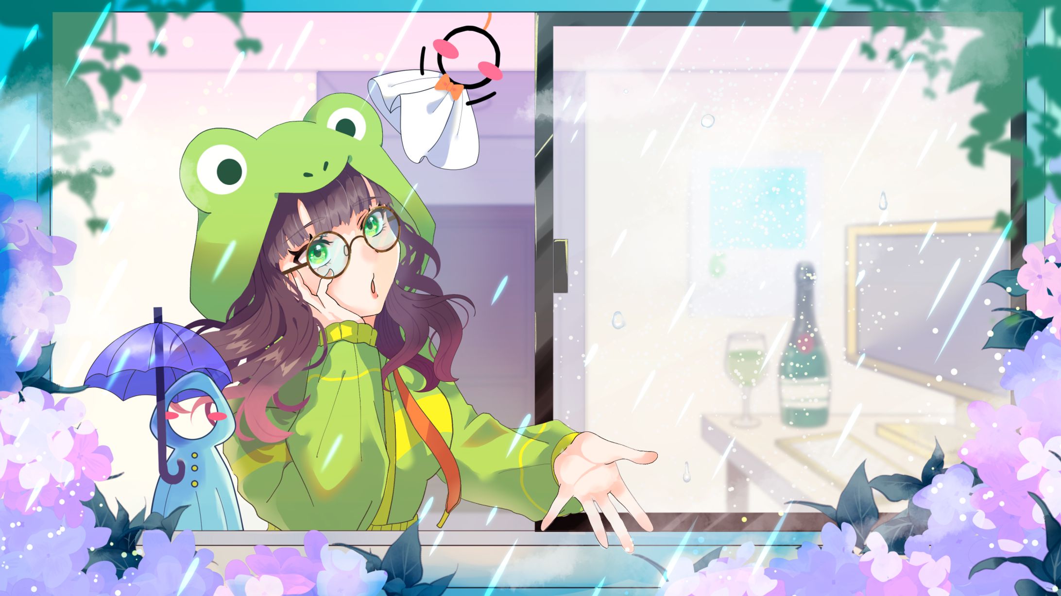 【thumbnail】梅雨サムネイル【rainy season】-1