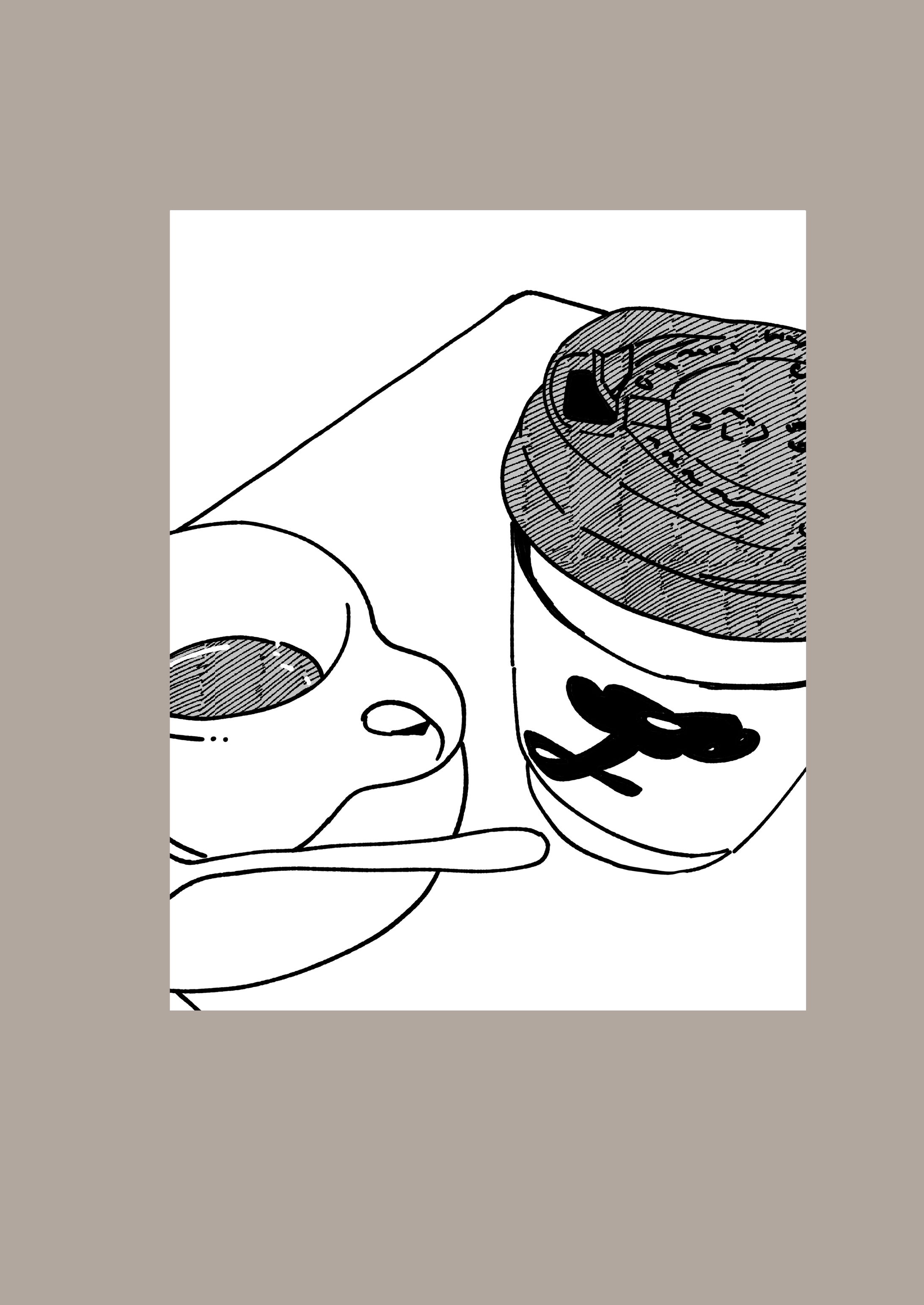 カフェイラスト-1