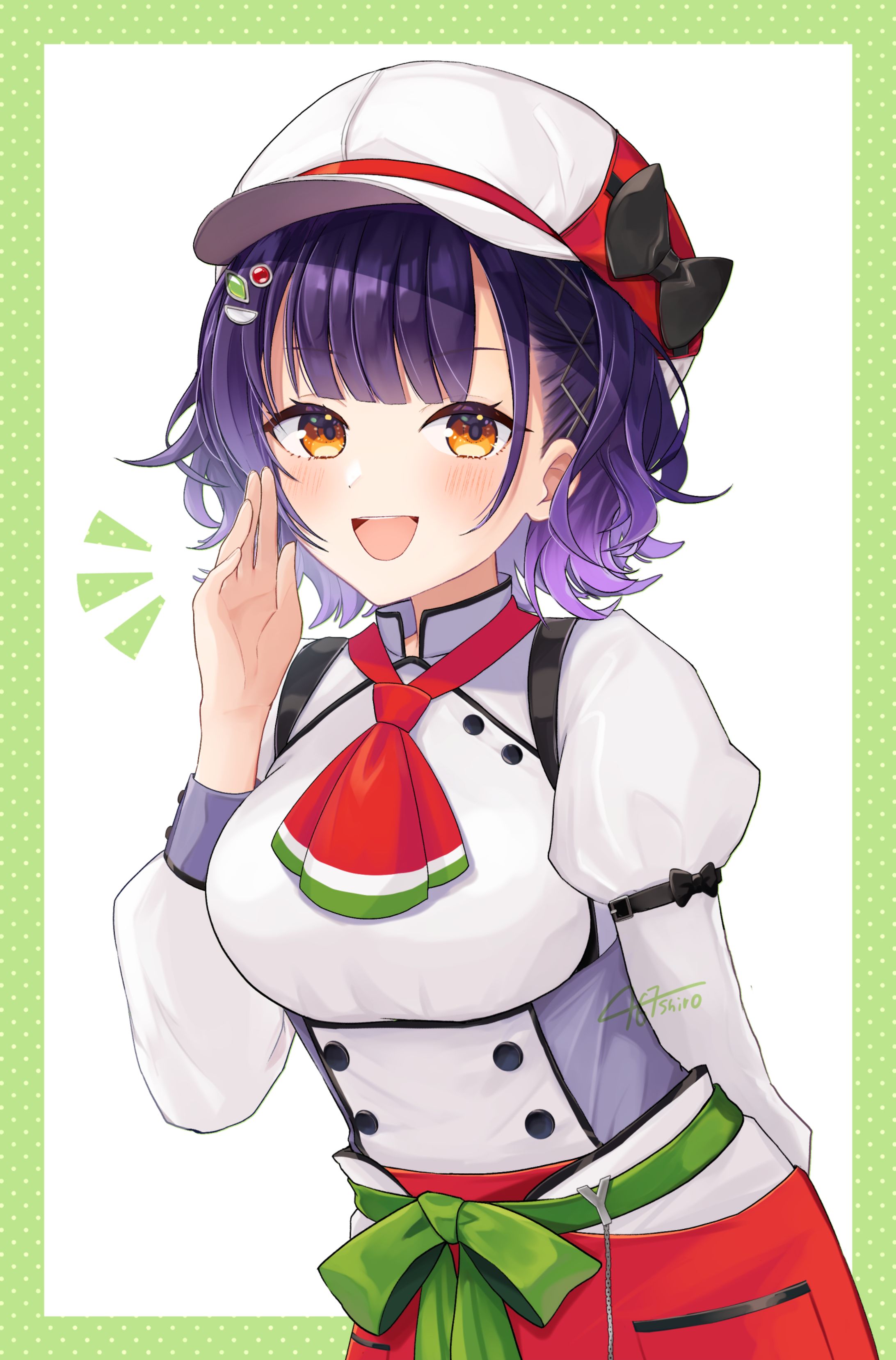 二次創作イラスト（にじさんじ・七瀬すず菜様）-1