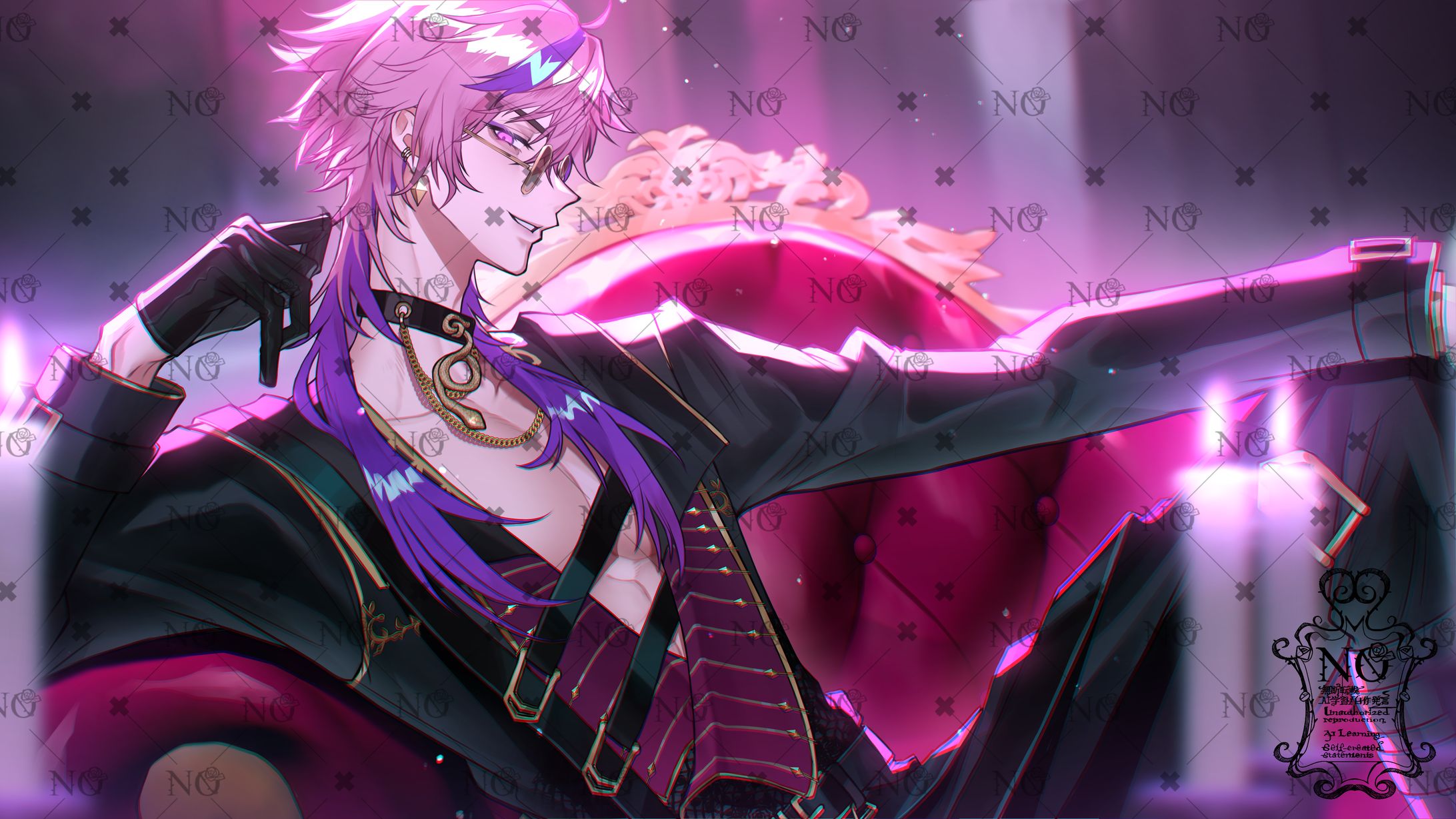 SHINE様/2周年記念イラスト