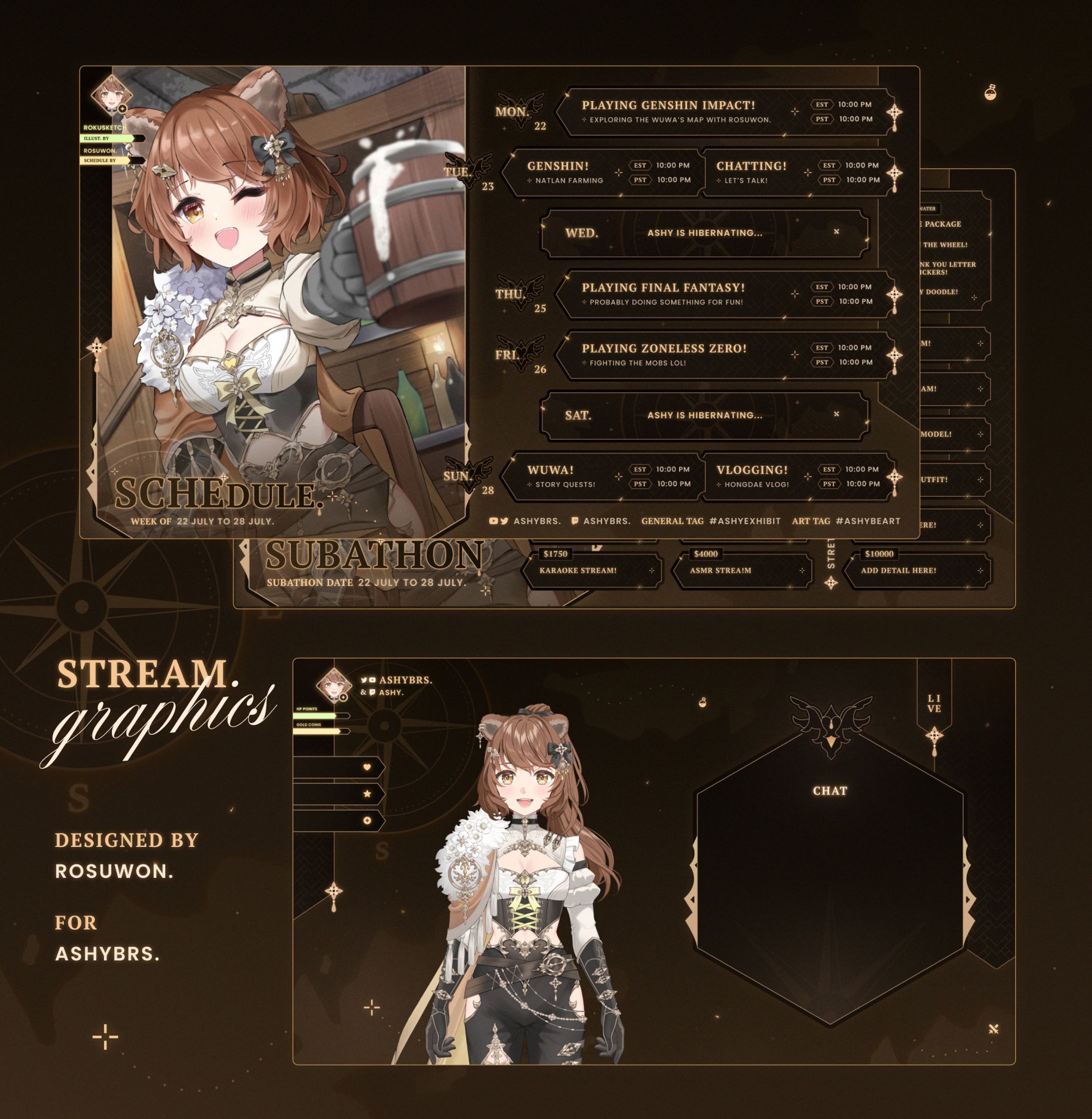 【 Stream graphics 】✼ for ashybrs-1