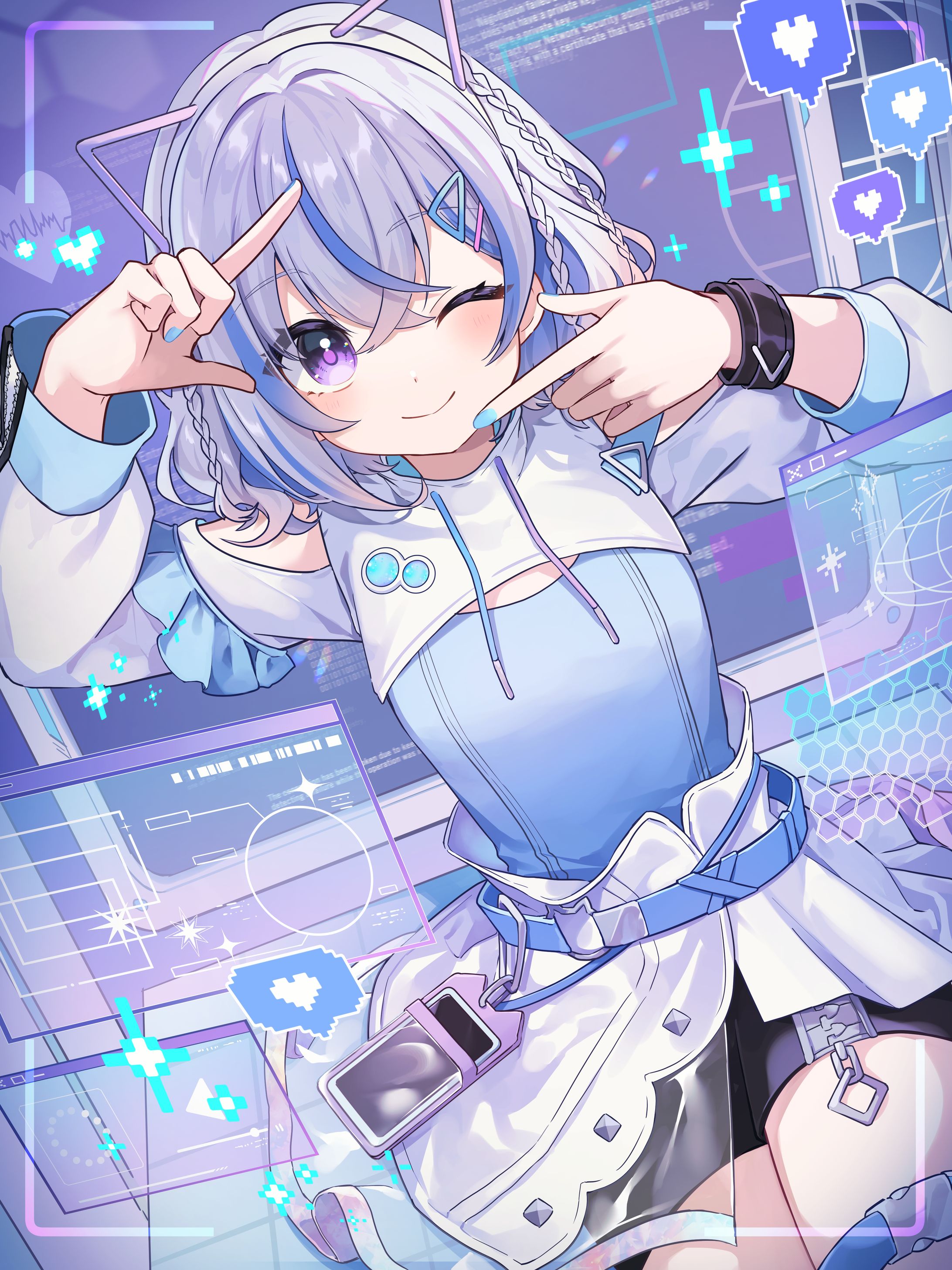 【IRIAM】ミリア新衣装PRイラスト＆素材イラスト制作-1