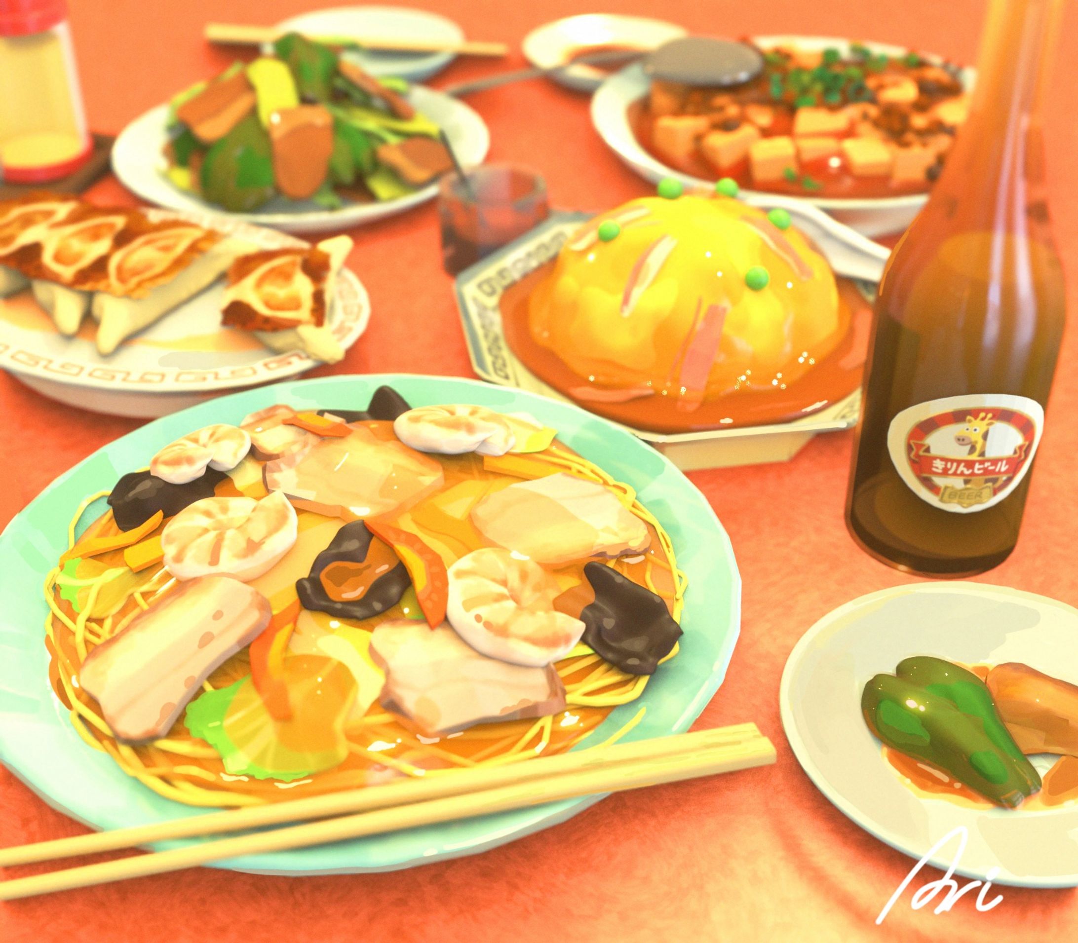 【個人制作】3D / 2Dイラスト-1