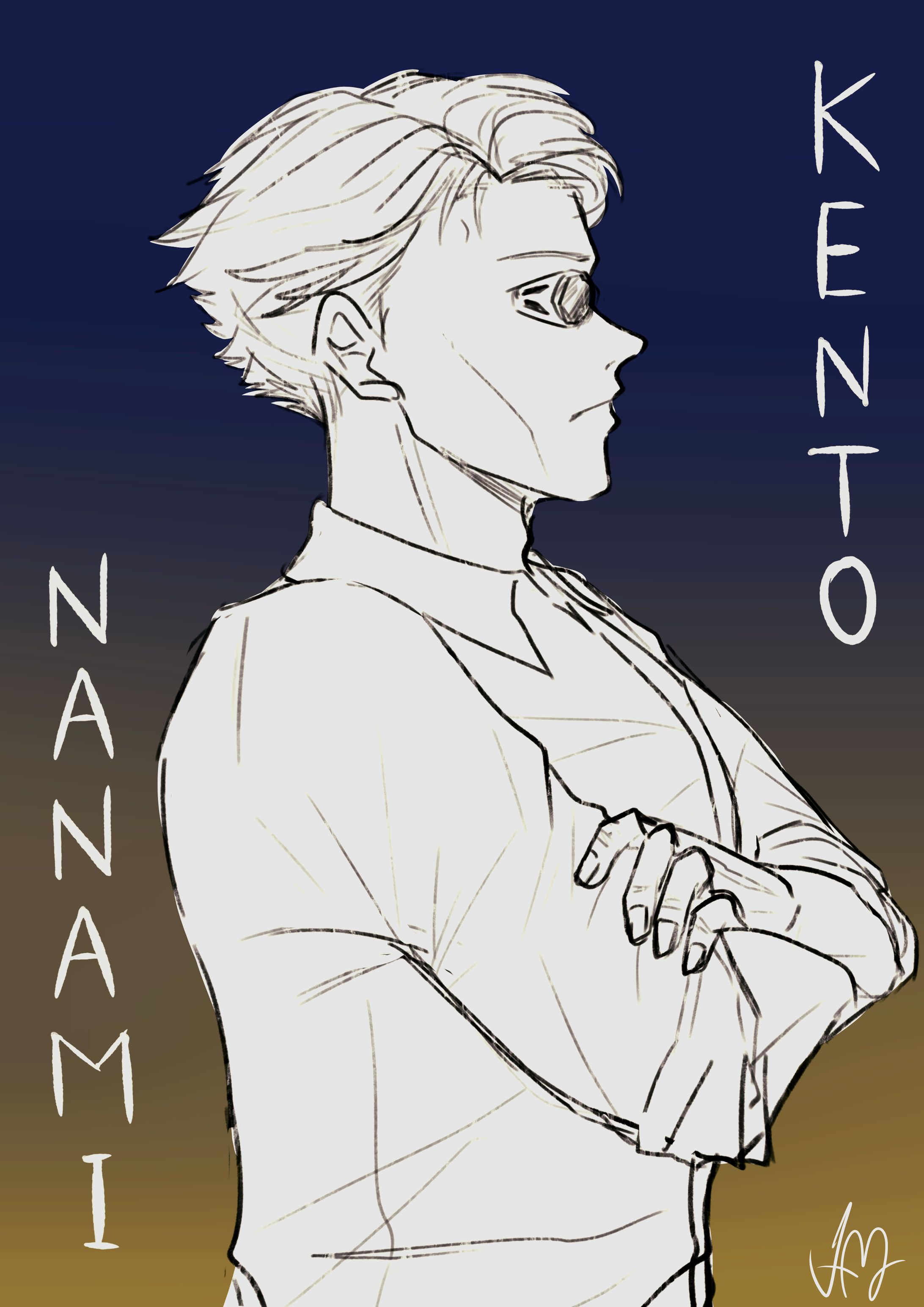 Artwork - Half body, sketch -1
