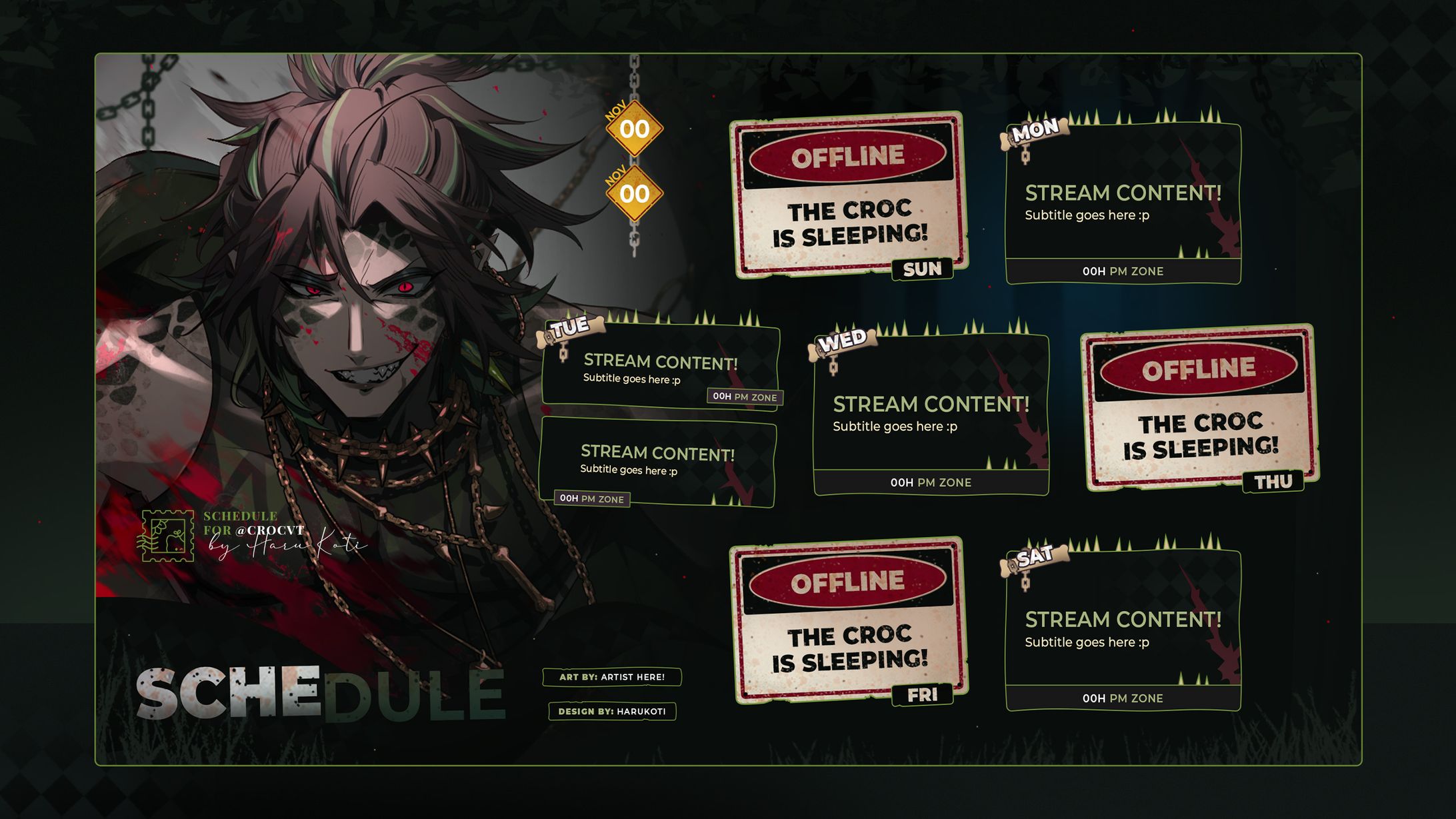 Croc. Schedule-1