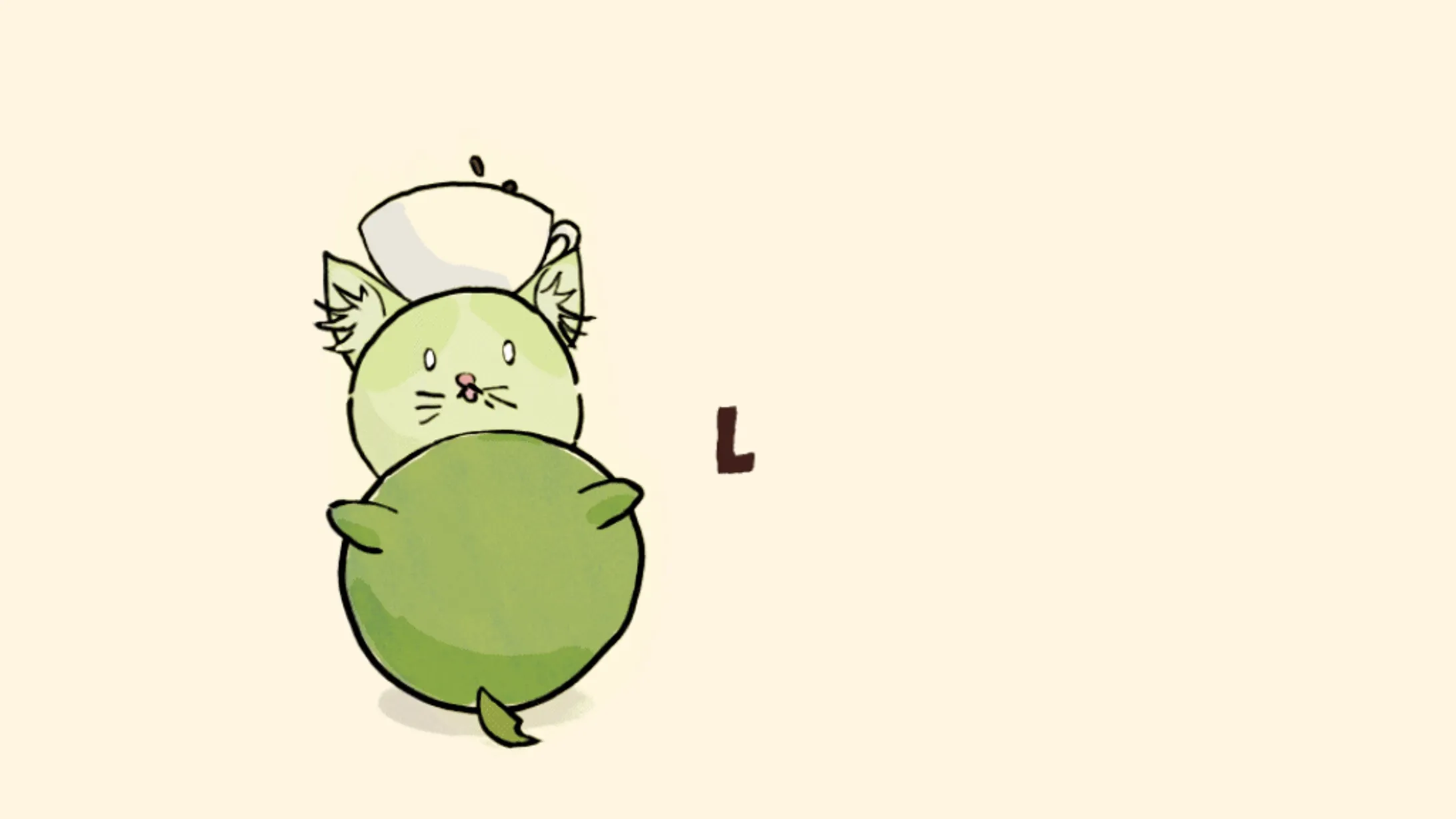 ライム猫_LOADING画面【gif】-1