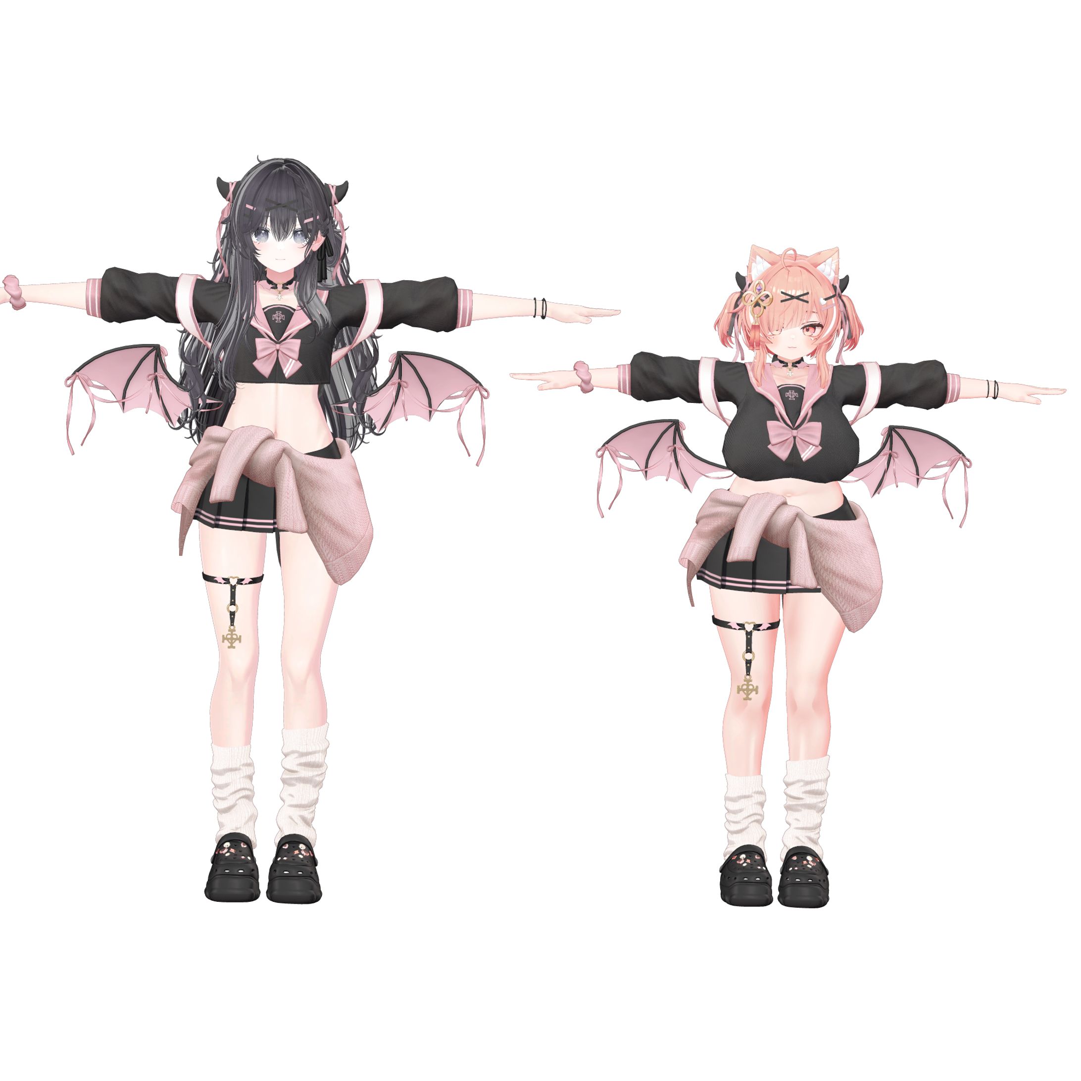  VRChat専用衣装の複数アバター対応（Add+Re:collection様ご依頼）-1
