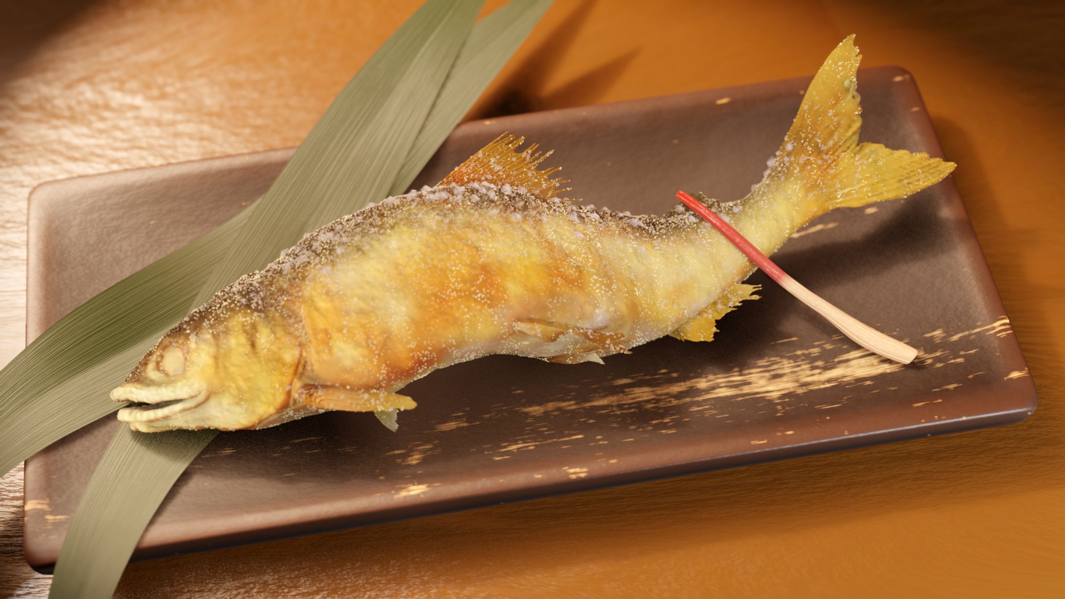 鮎の塩焼き-1