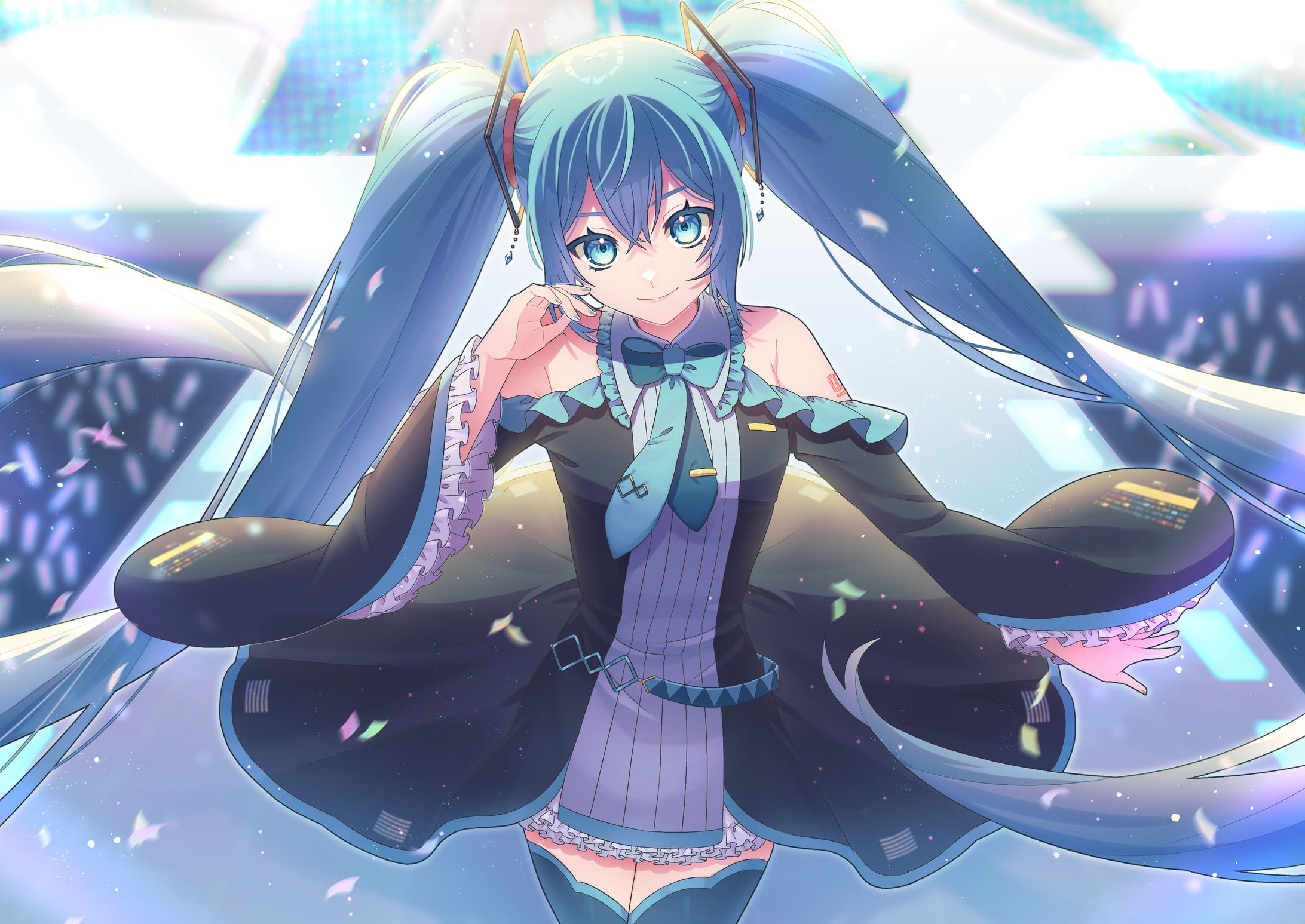 【イラスト採用】piapro×LIVE DAM カラオケ背景イラスト募集-1