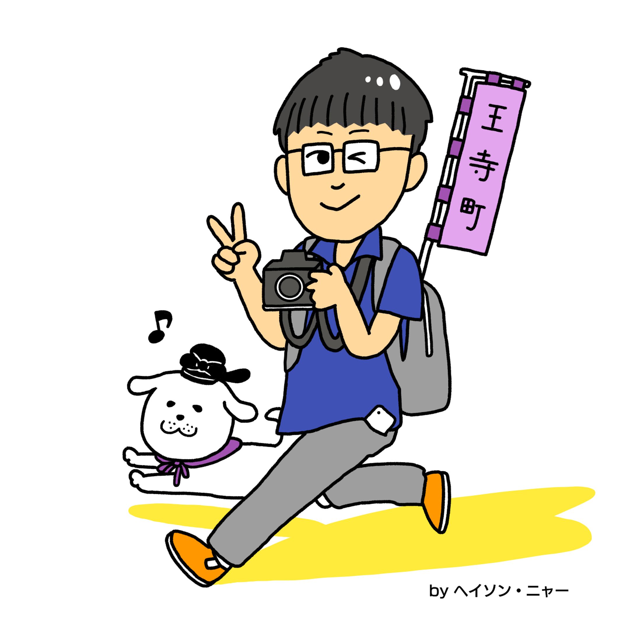 【似顔絵】カラー／モノクロカット-1