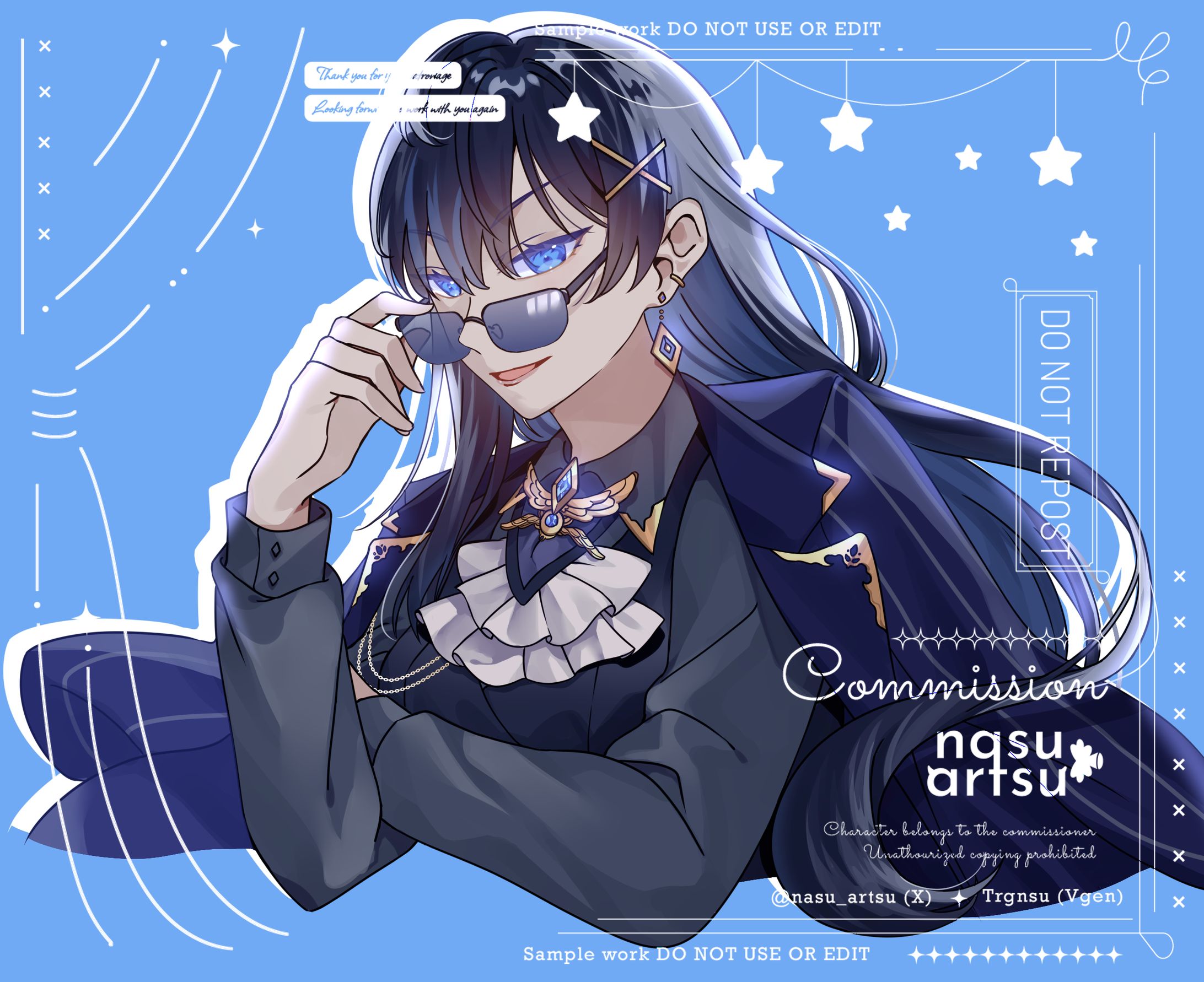 Suo himemiya bust up illustration-1
