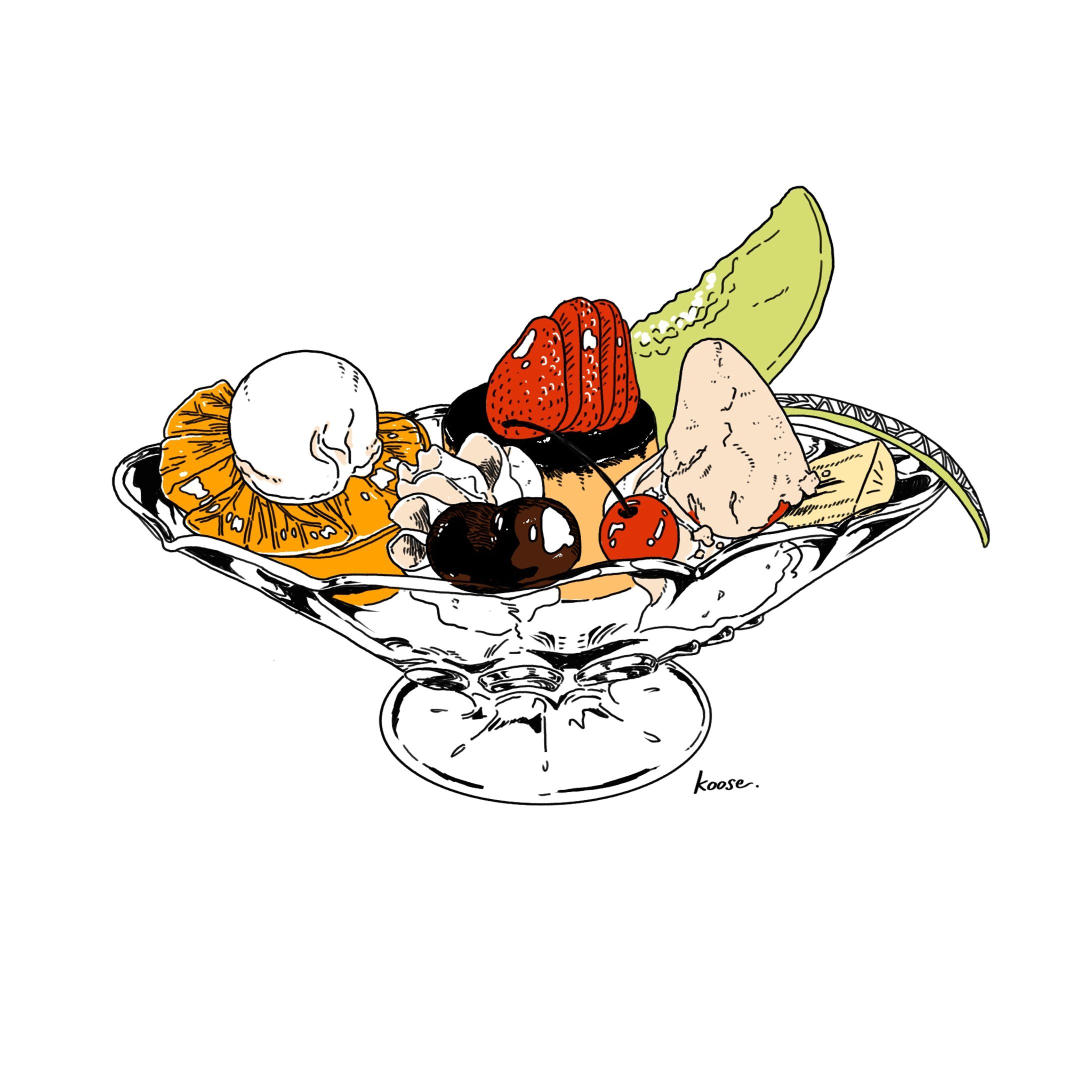 プリンアラモード(Pudding à la mode)-1