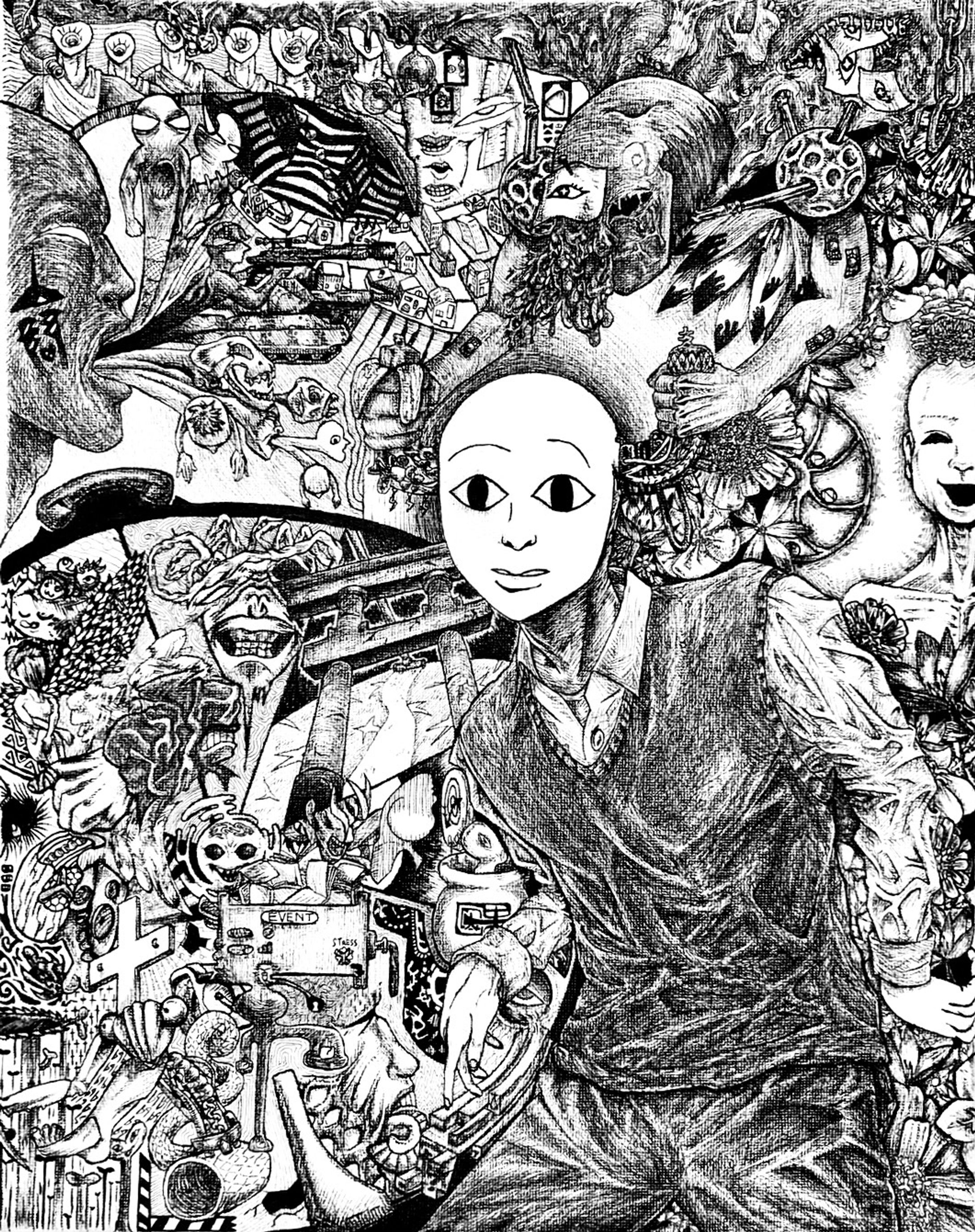 ボールペン画集-1