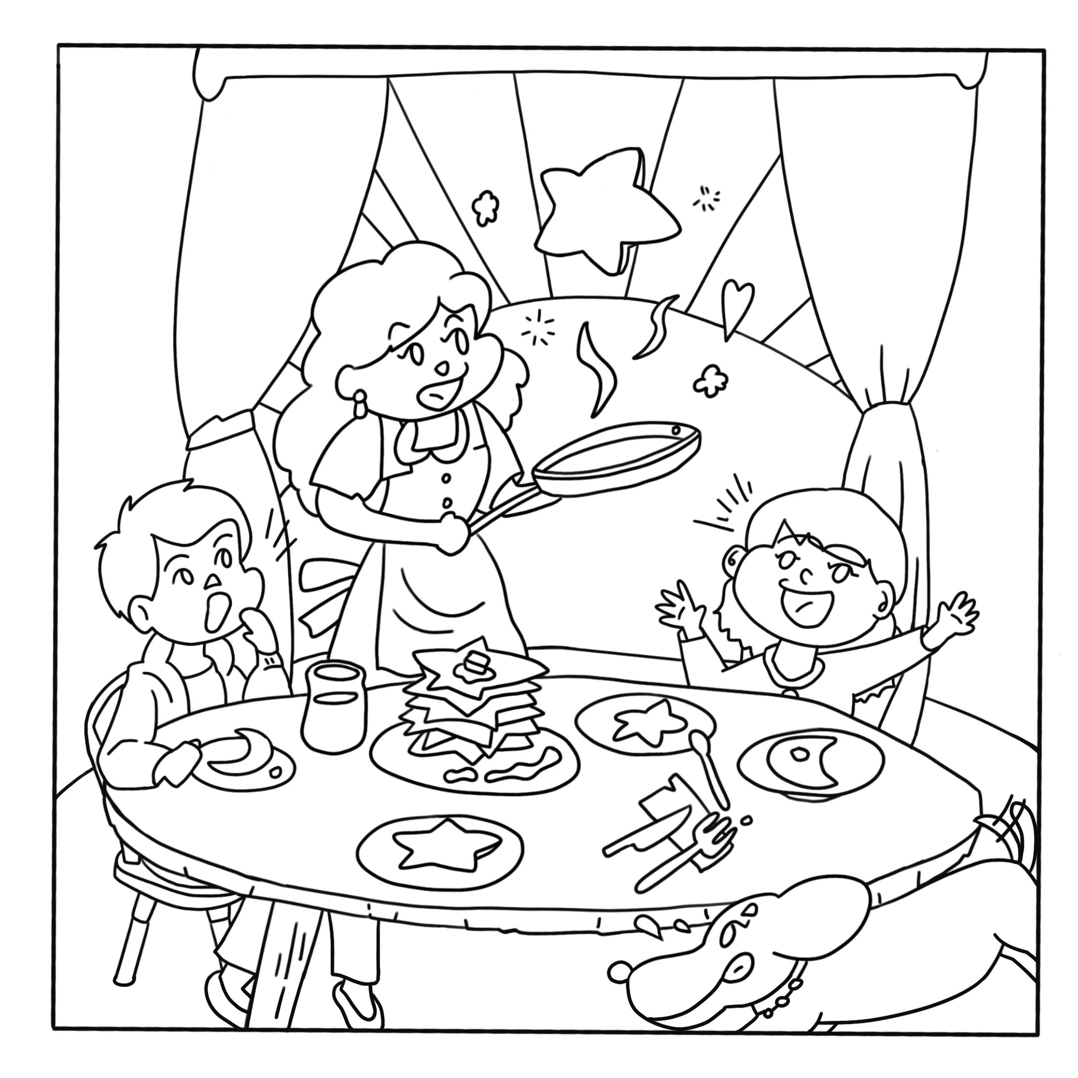 Ellie's Enchanted Everyday Adventure　塗り絵制作-1