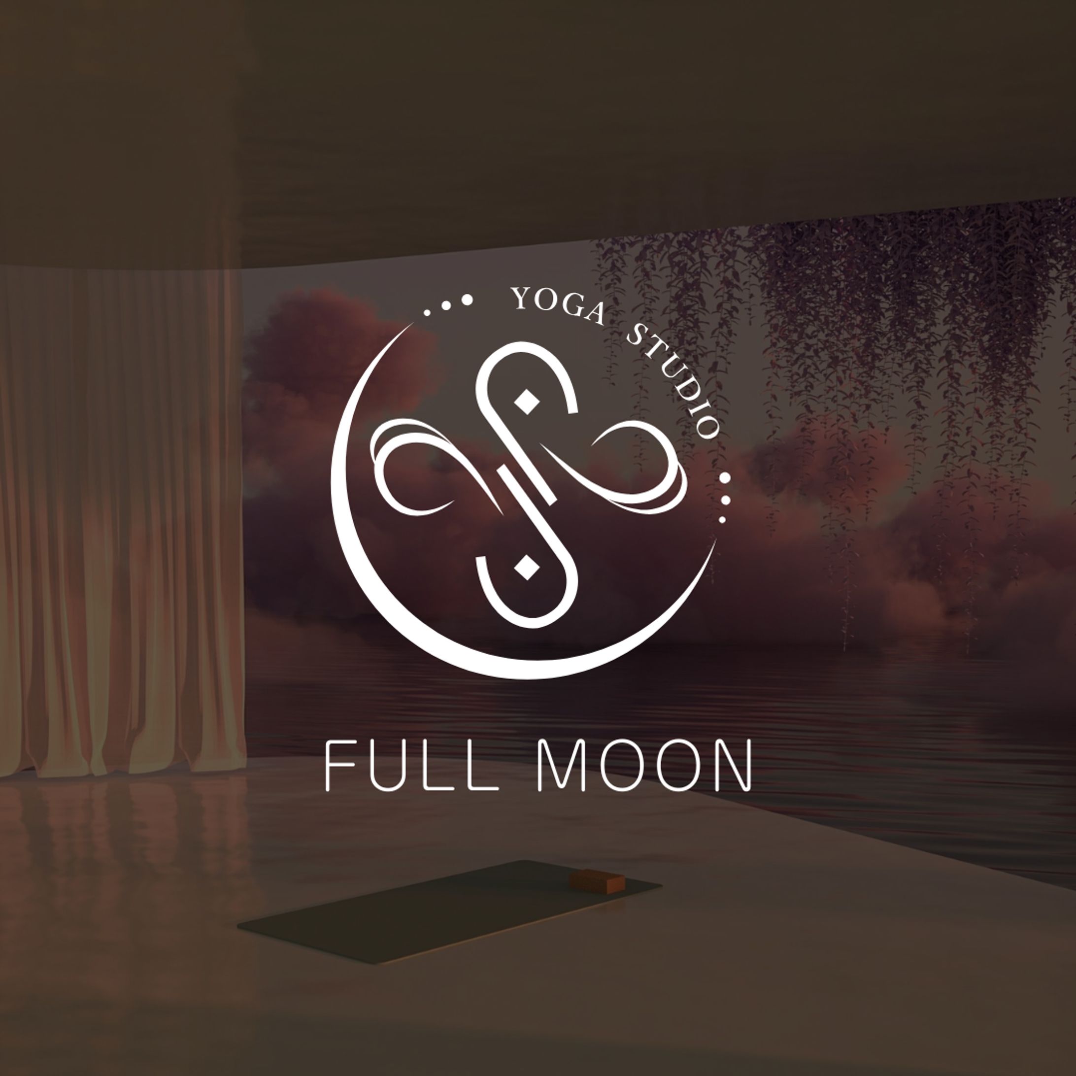 full moon / ロゴ・名刺-1