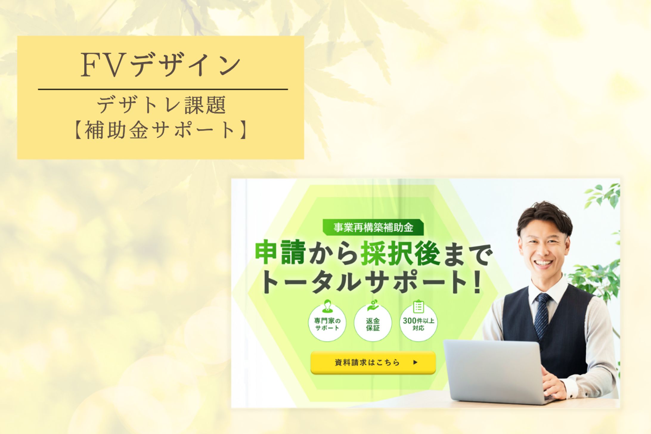 課題制作：補助金サポート企業のFV-1