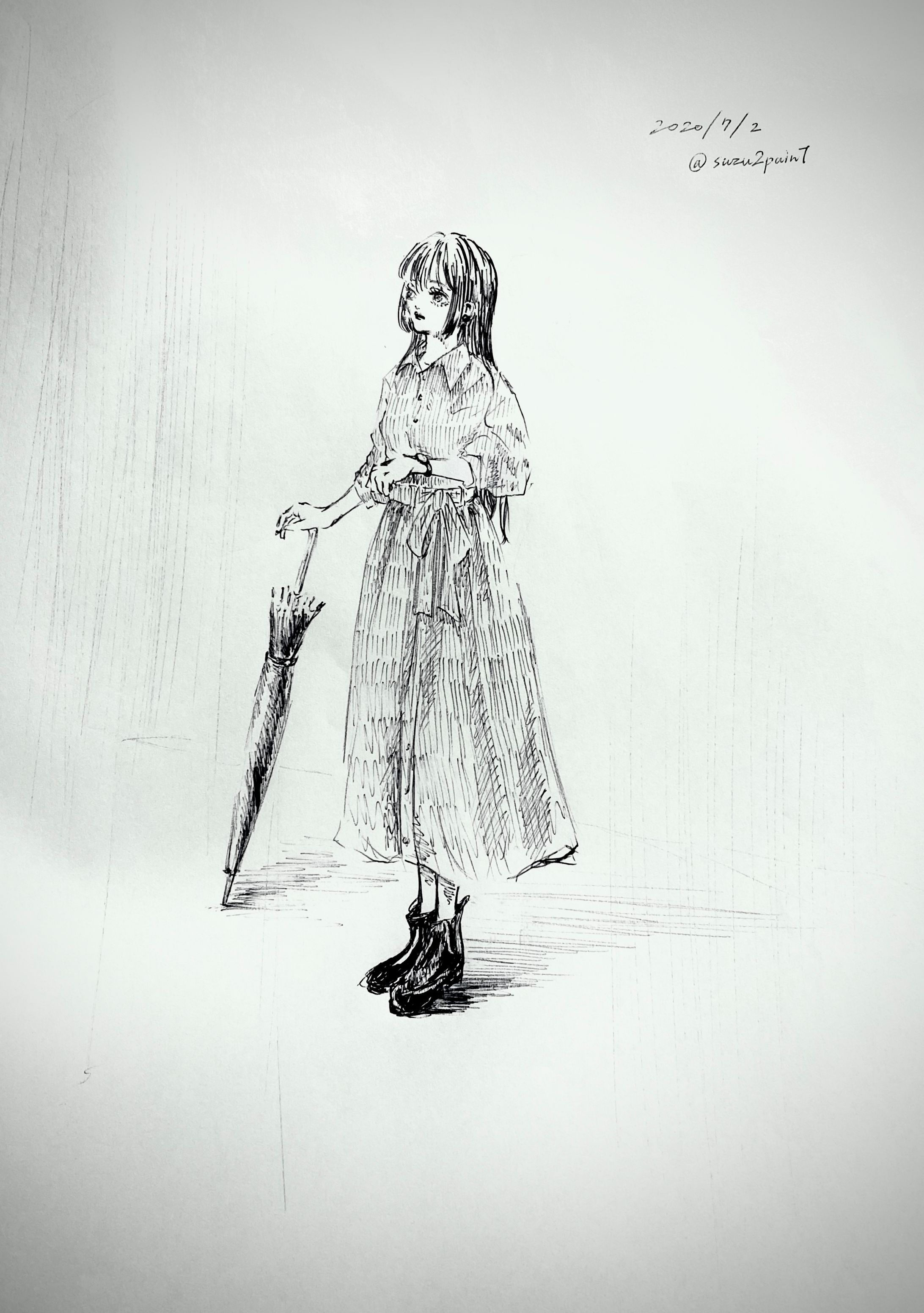 2020 ペン画-1
