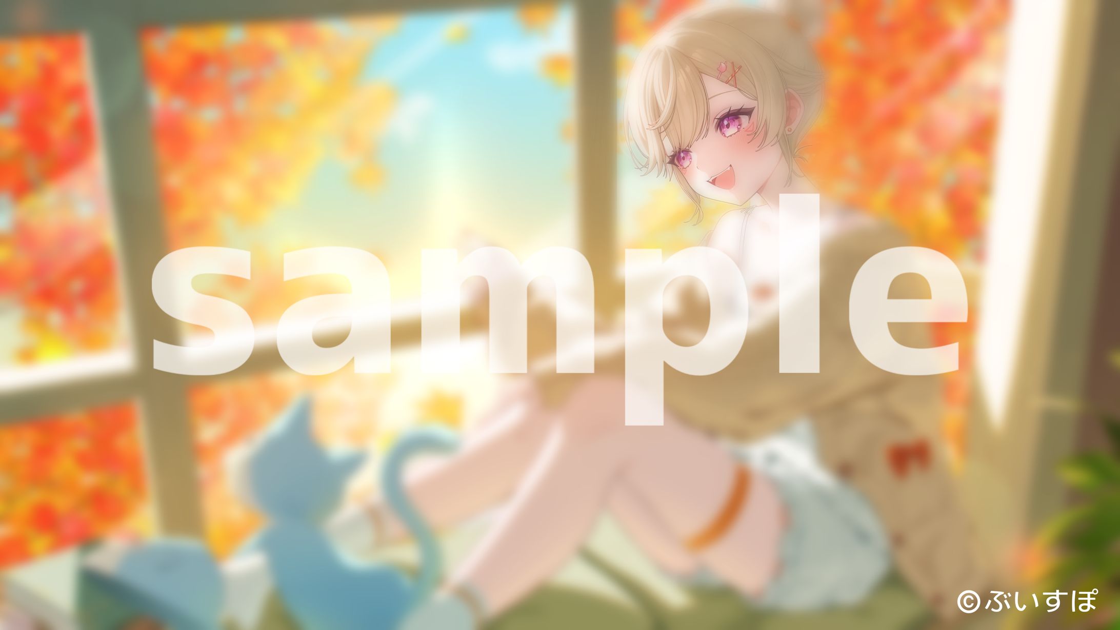 【企業様】ぶいすぽっ！所属 小森めと様11月メンバーシップ限定壁紙イラスト-1