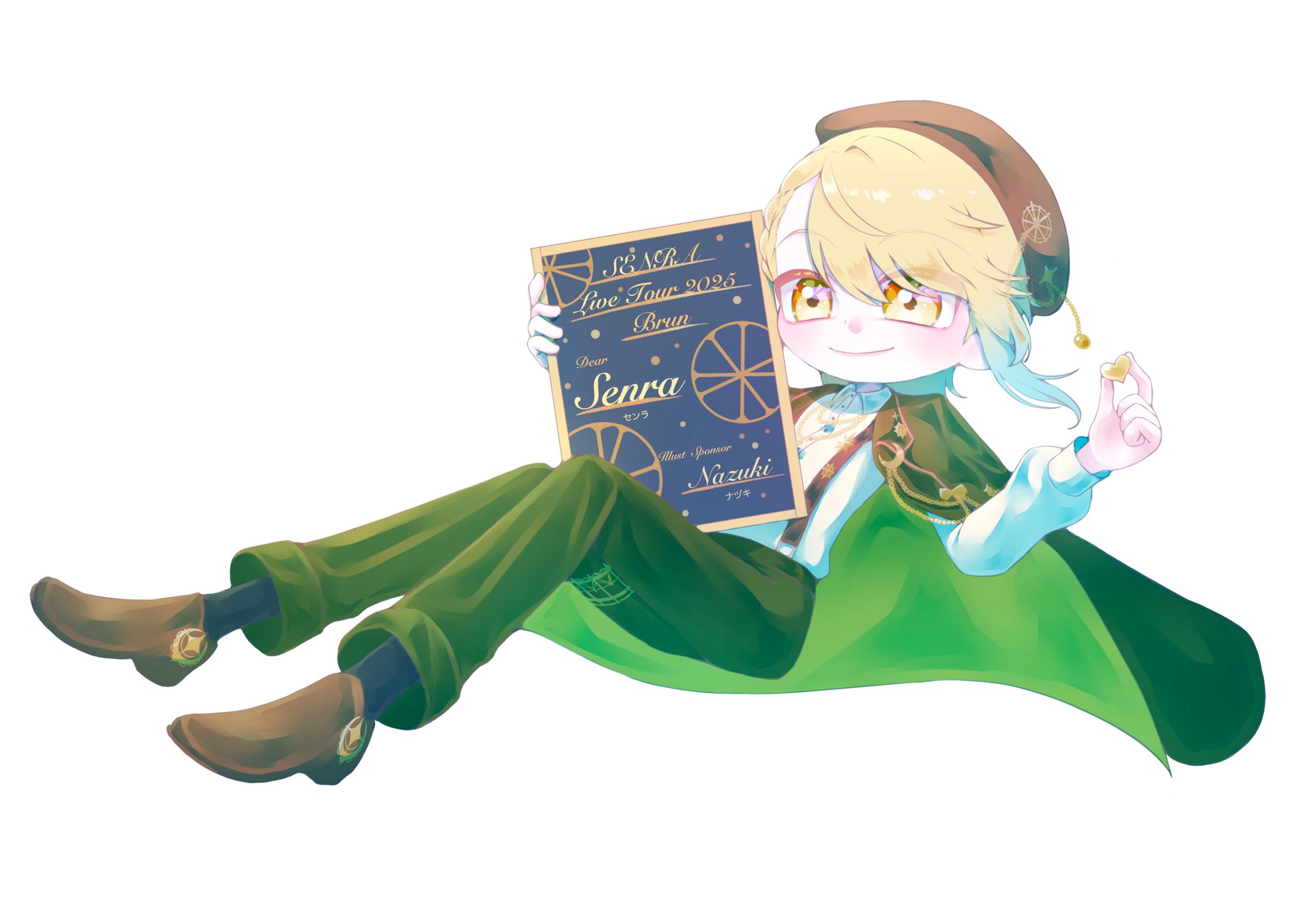 【FAイラスト】 SENRA Live Tour 2025 Brun 京都公演　フラワースタンド-1