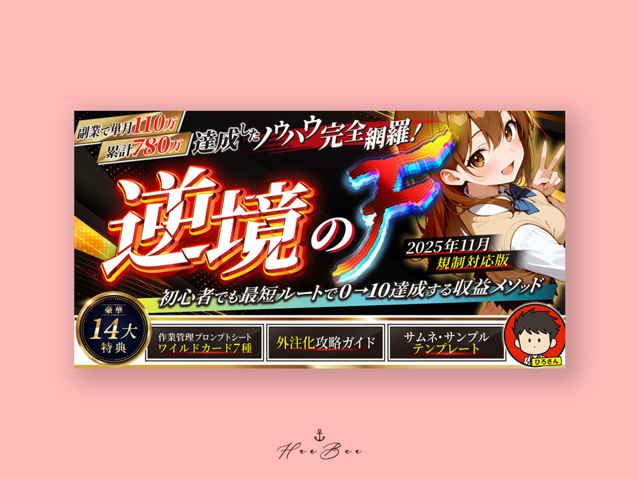 【逆境のF】初心者でも最短ルートで0→10万達成！～AI画像生成×FANZA収益メソッド～-1