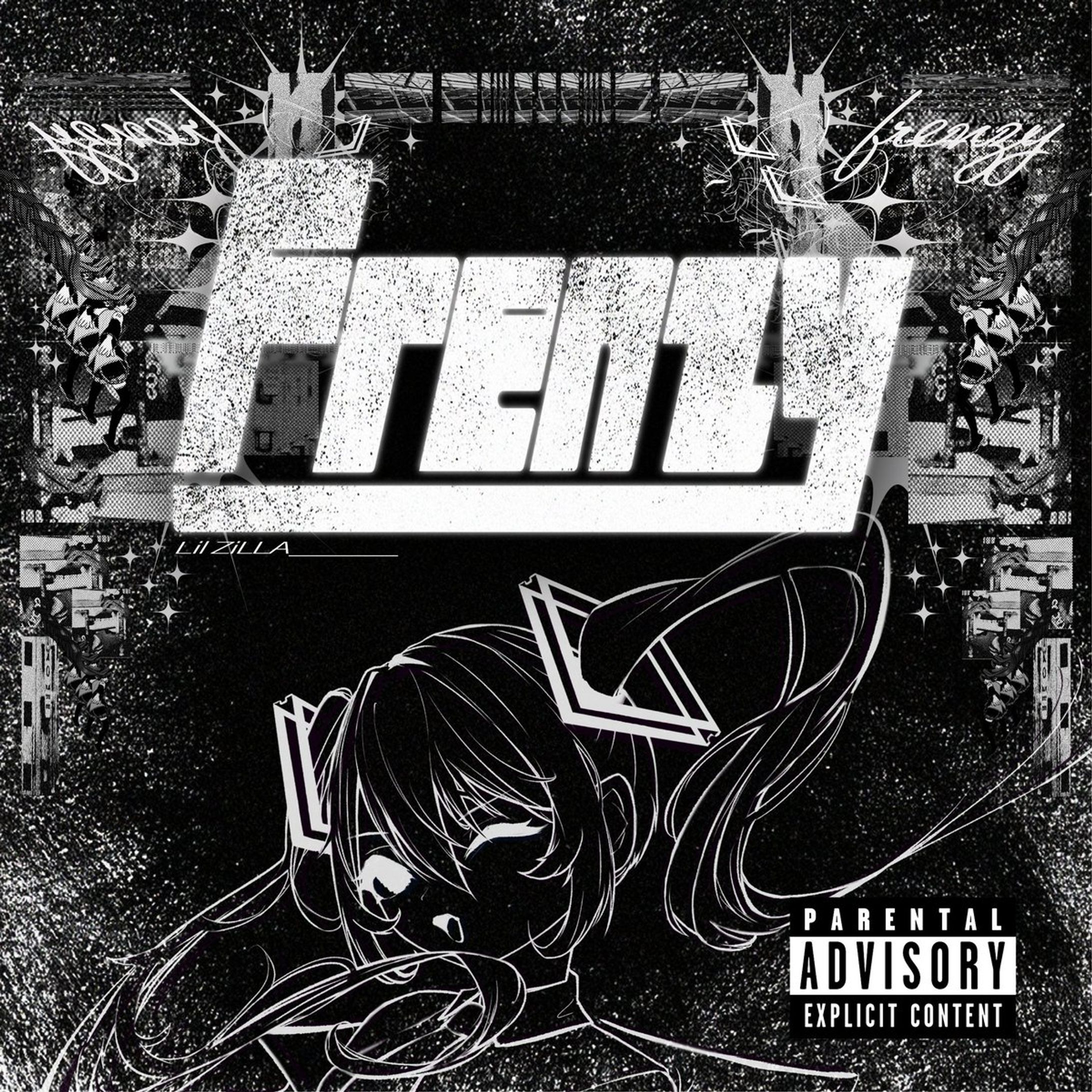 【works】ZiLLA様楽曲「Frenzy」ジャケットアートワーク-1