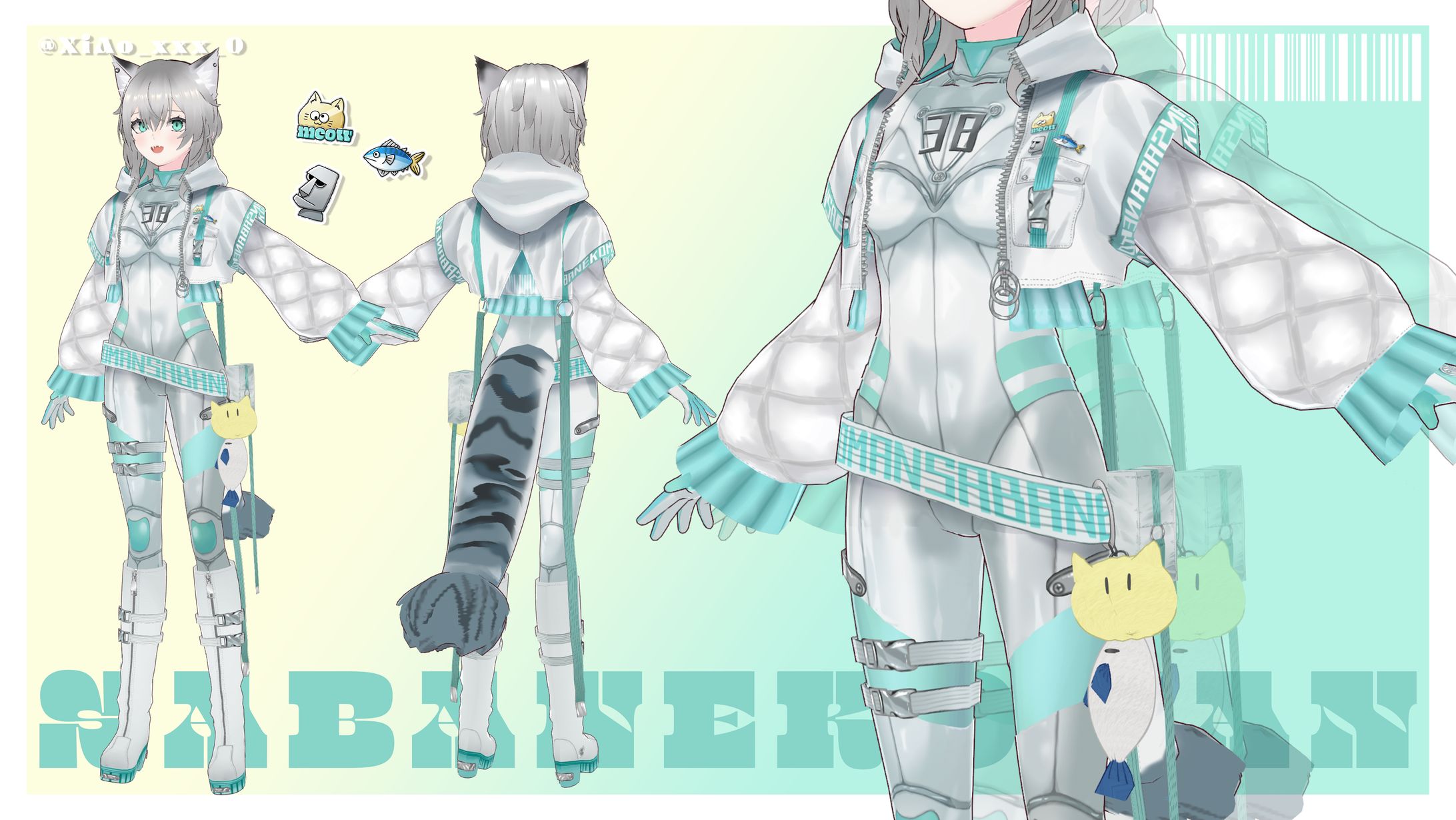【3D衣装デザイン・制作】サバねこまん様新衣装-1
