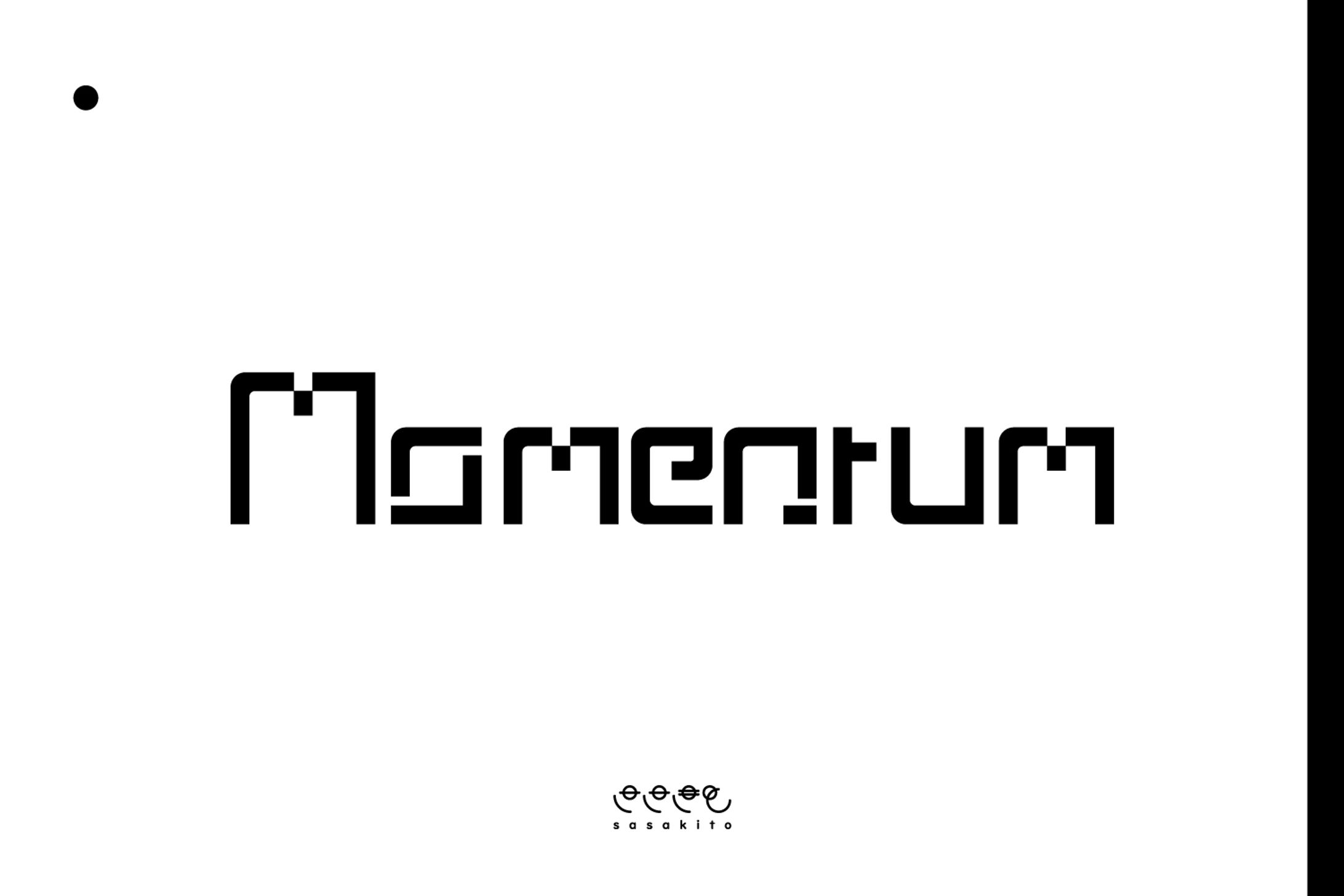 【ロゴタイプ】Frost Edge Series　Momentum-1