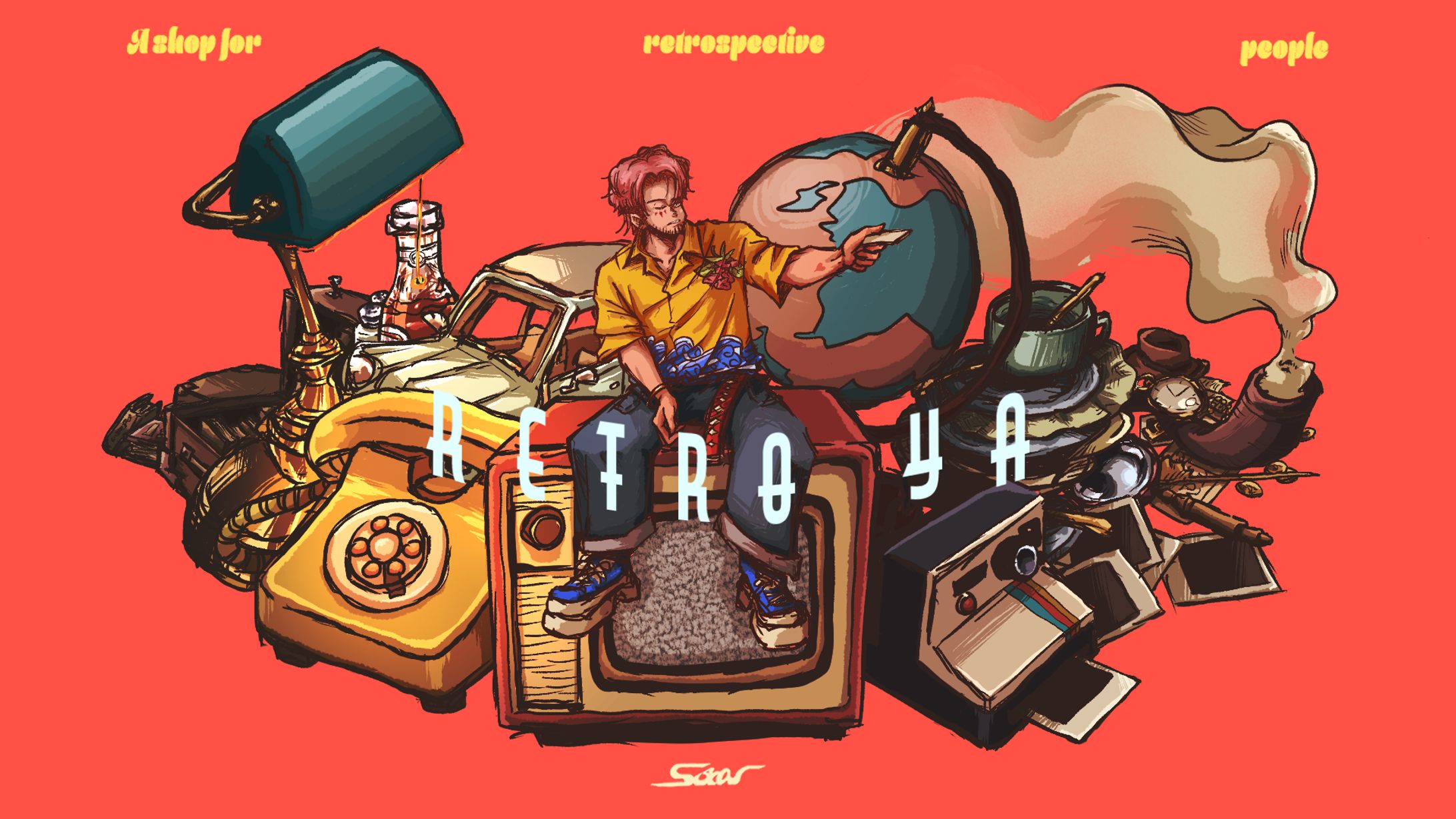 イラスト｢Retro｣-1