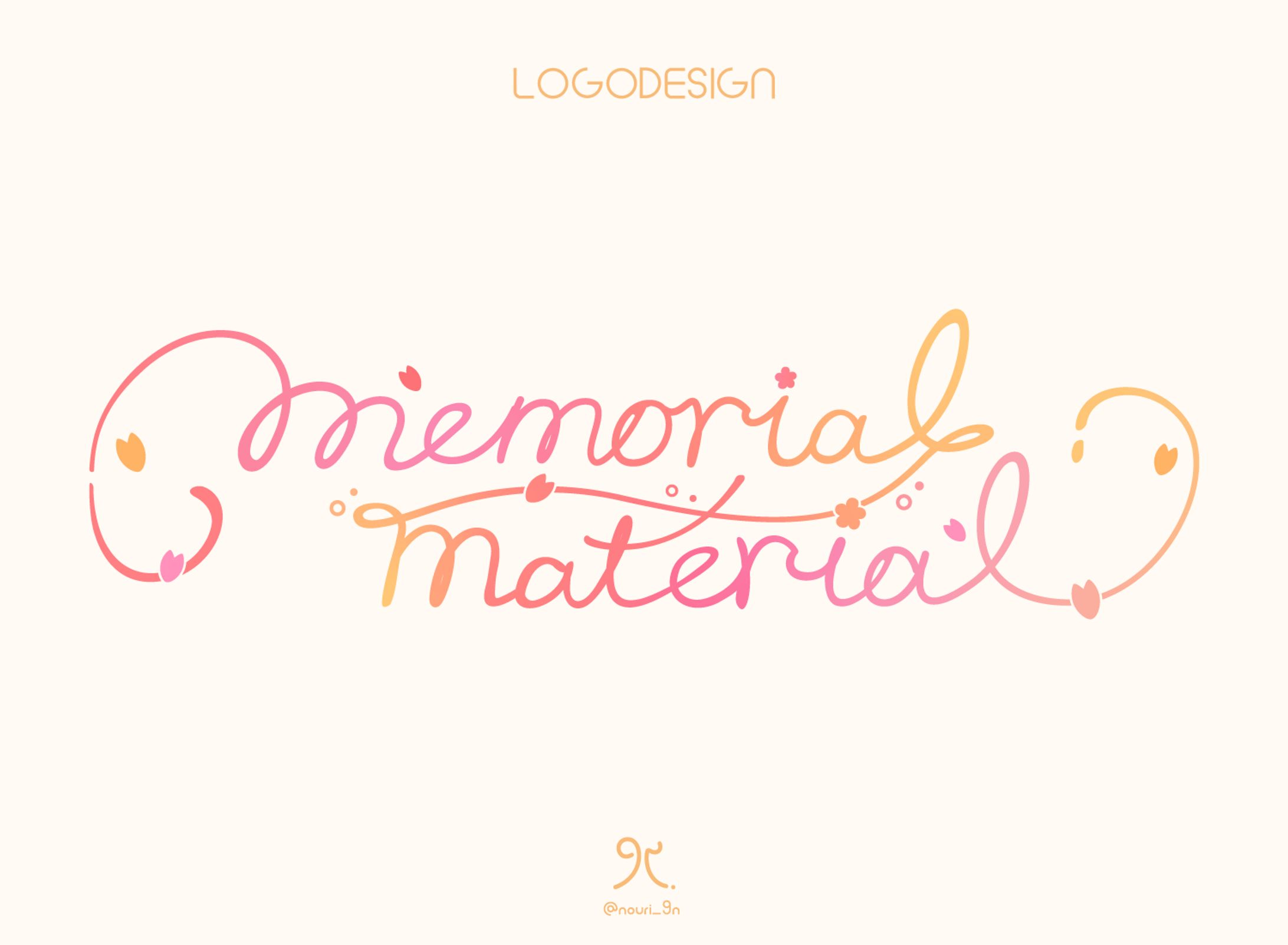 YUMEADO VANQUISH様『memorial material』楽曲ロゴ-1