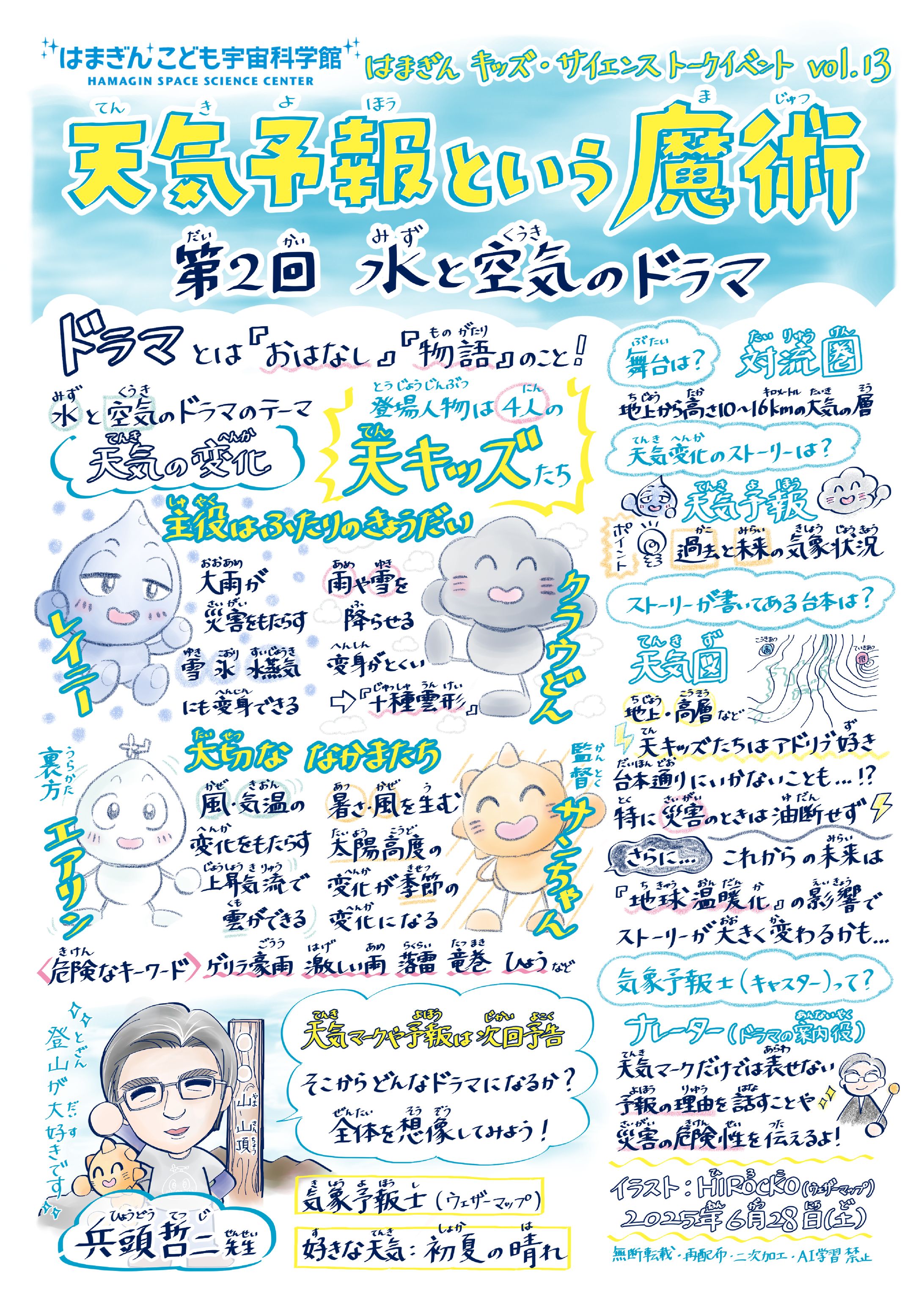 ワンページアーカイブ｜天気予報という魔術（第2回）兵頭哲二先生-1