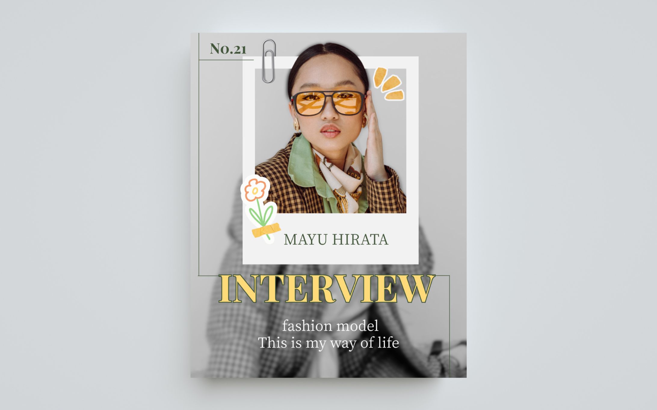 Instagramフィード投稿　INTERVIEW-1