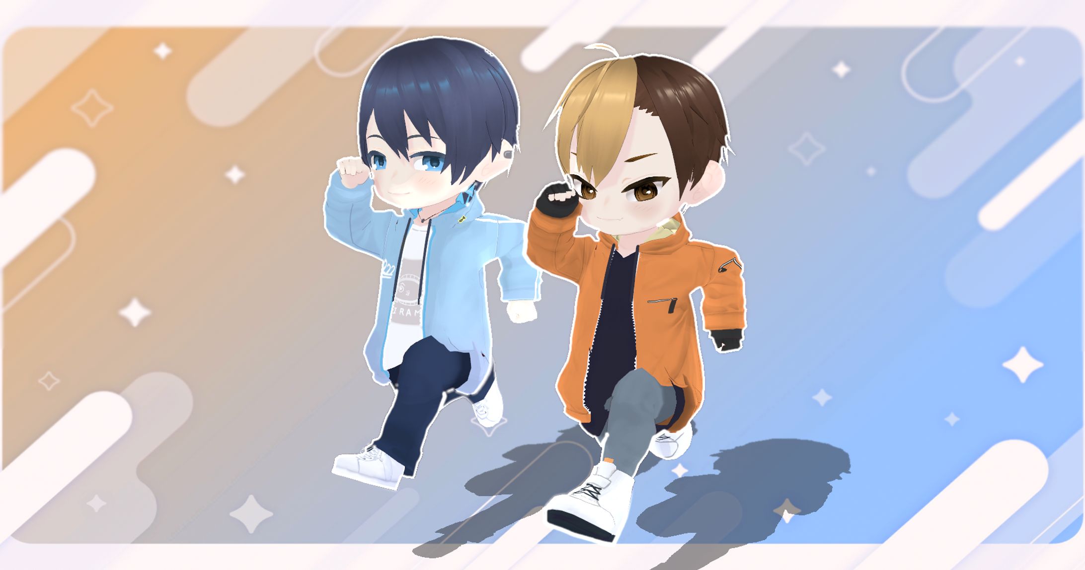 【FA】二條ひらめさん　三條ハマチさん Vroid-1