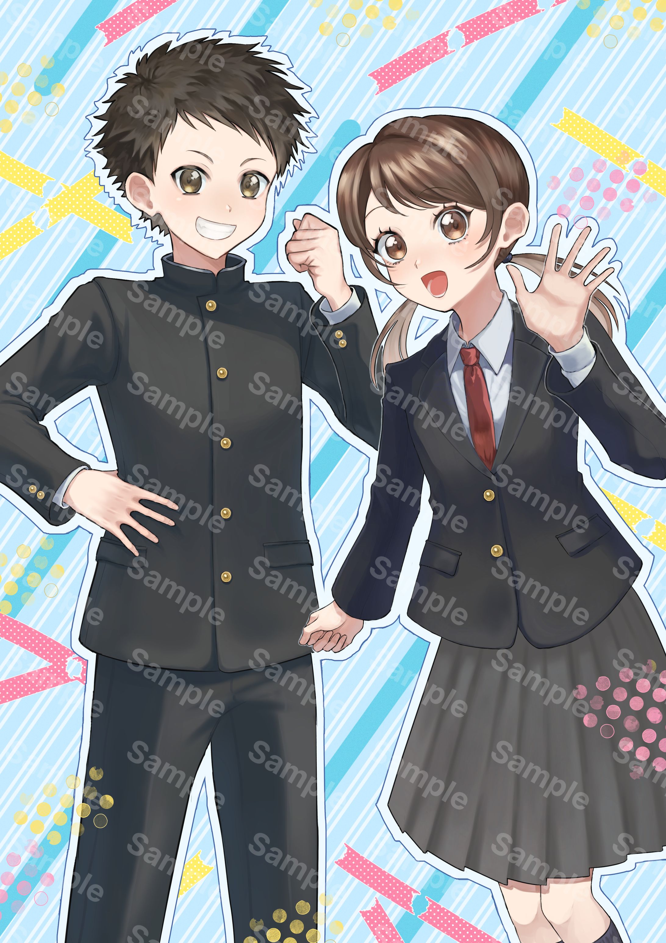 【ご依頼】学校広報誌表紙イラスト-1