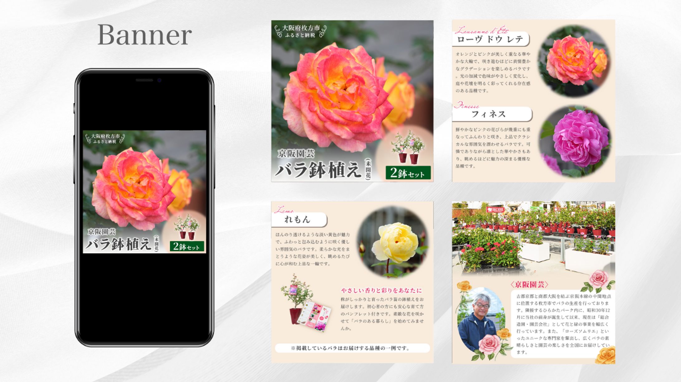 楽天ふるさと納税バナー_薔薇【枚方市様】-1