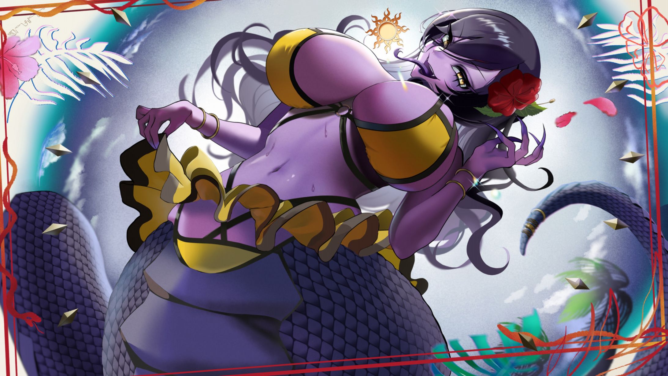 【ご依頼】VTuber Vexoria the Sun Eater / Commission for poster and start soon animation-1