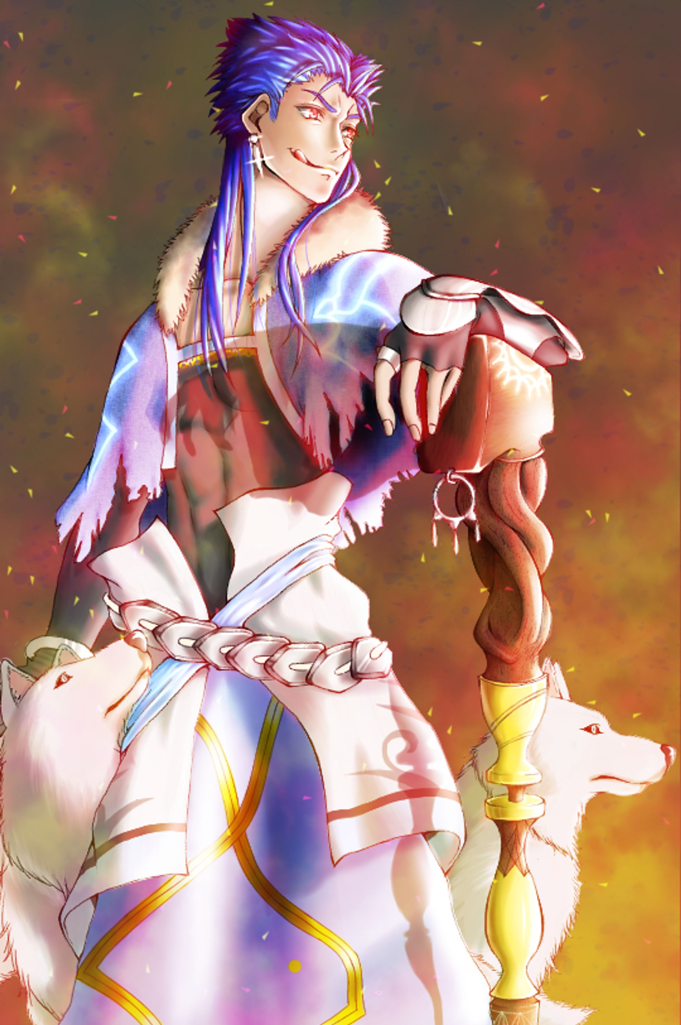 版権（FGO キャスター クー・フーリン）-1