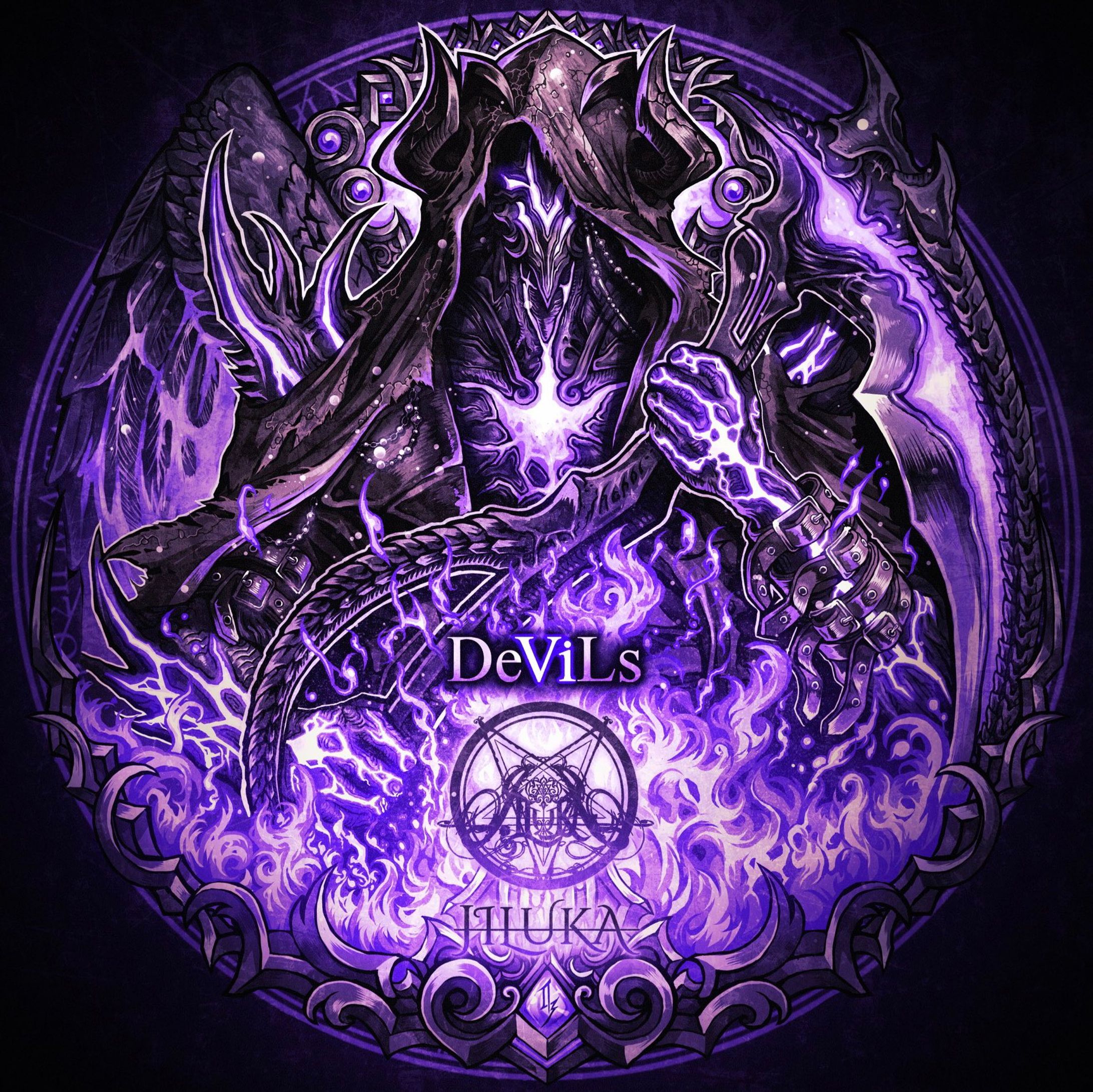 JILUKA｢DeViLs｣ CD cover illust-1