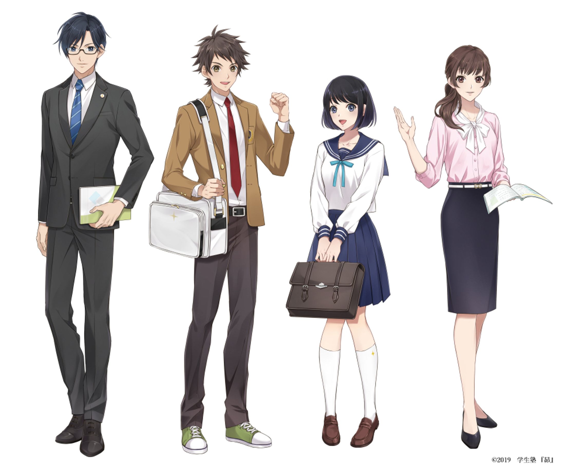 学習塾 『すばる個別指導』キャラクターデザイン-1