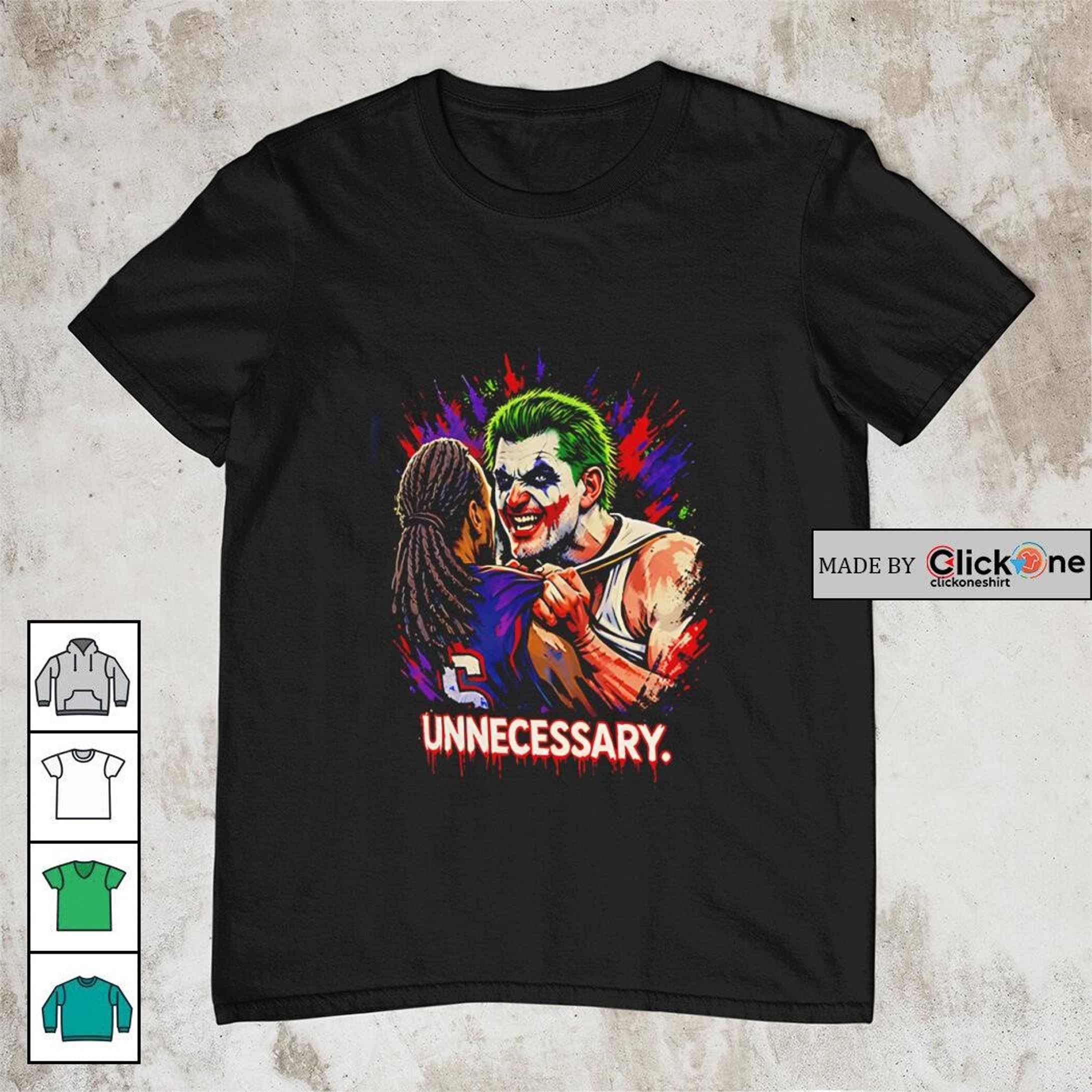 Unnecessary Reaction Playoff Meme Basketball Tribute Tee-1