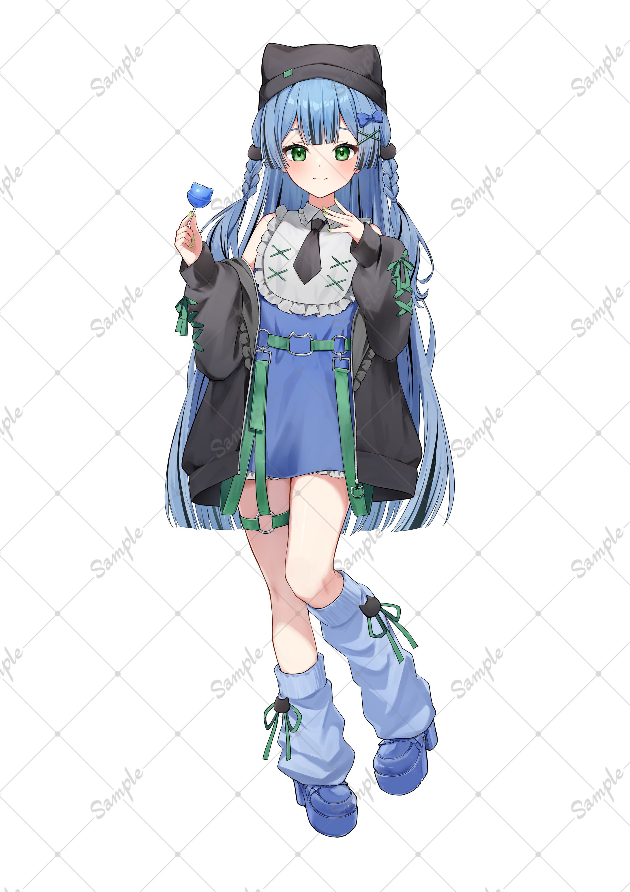 【IRIAM立ち絵】蒼宮すい様-1